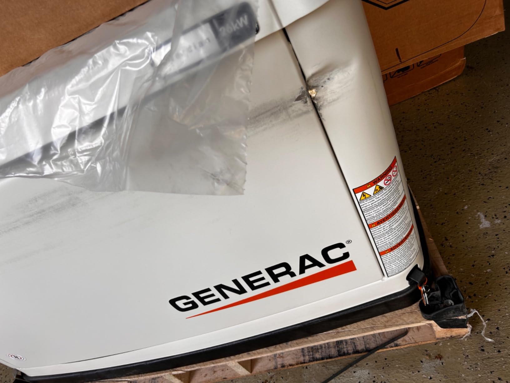 Generac Guardian 26kW Home Generator, Transfer Switch & WiFi Monitoring | Whole House Backup Power, Natural Gas Or Propane, WiFi Monitoring, Automatic Transfer, Storm And Outage Protection customer photo 1