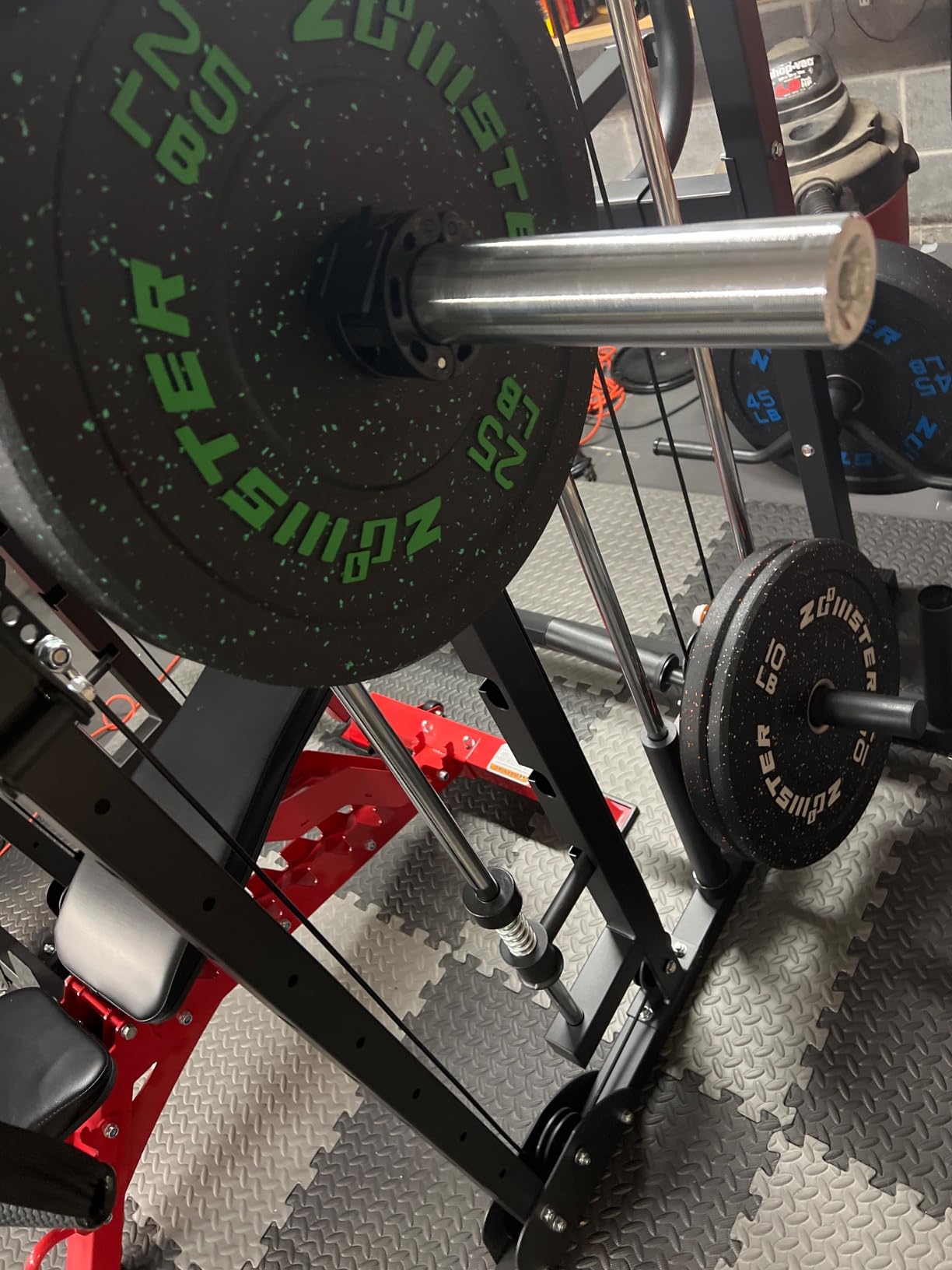 2-Inch Bumper Plate, Olympic Weight Plate HIGH BOUNCE | ODOR-FREE | NOISE-REDUCING customer photo 2