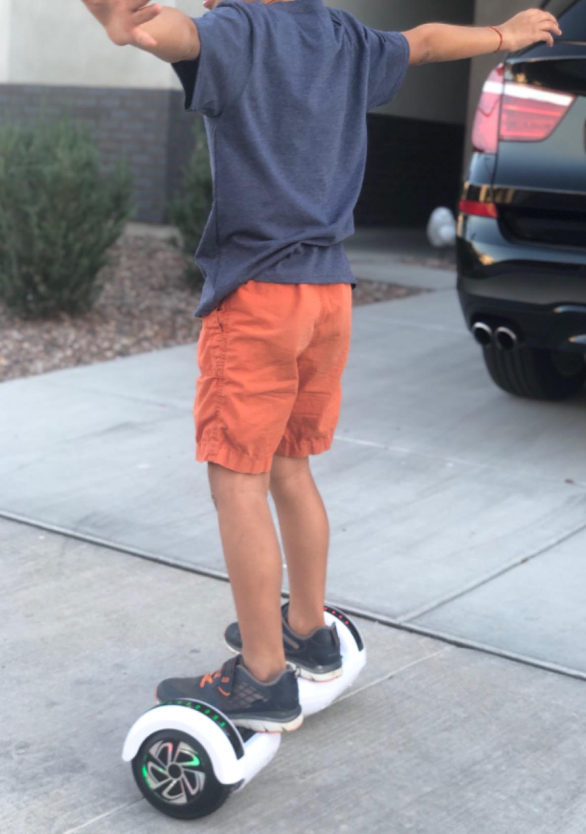 LIEAGLE Self-Balancing Scooter with Bluetooth Speaker and LED Hub Lights | All Terrain Hoverboard APP Control, Gifts for Kids Adults Girls Boys, for All Ages customer photo 2