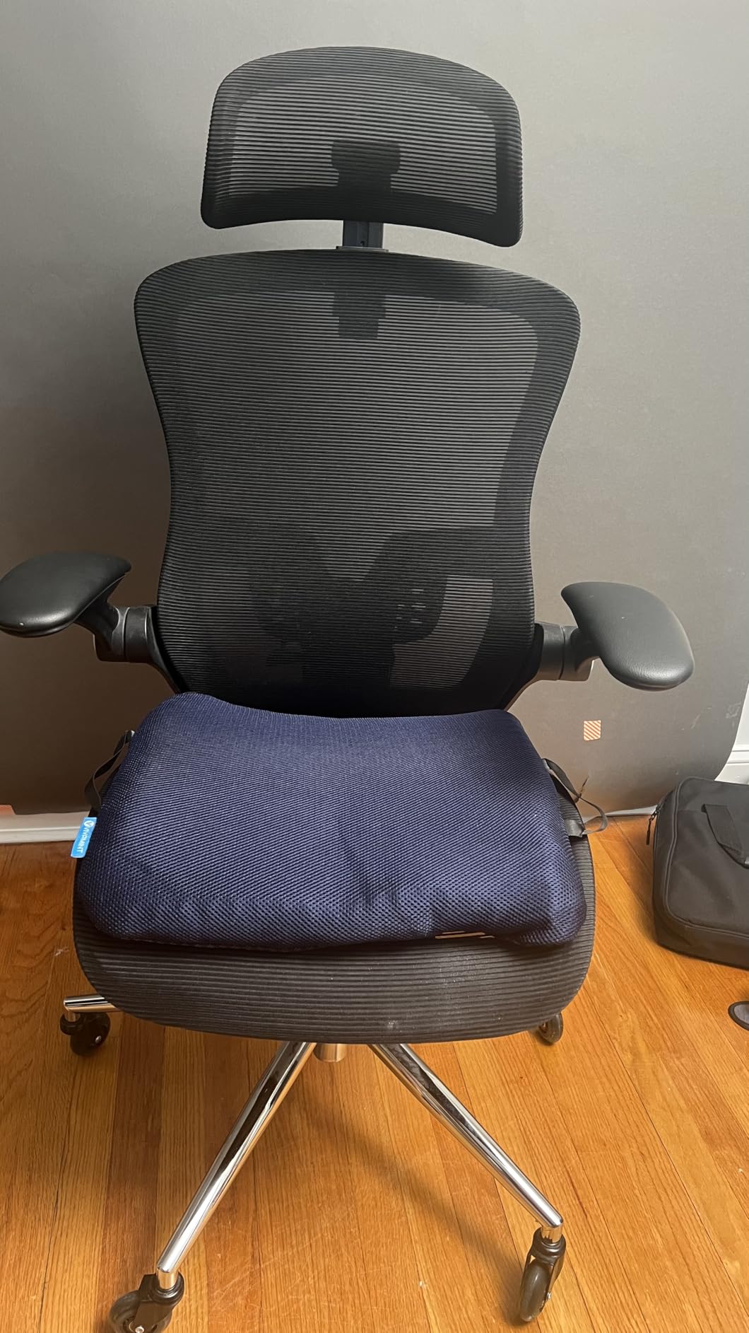 Gel Seat Cushions for Long Sitting - Extra Large & Ultra Thick(2 Inch) Orthopedic Chair Pad for Pressure Relief, Sciatica & Back Pain - Non-Slip, Cooling, Portable for Office, Car, Truck, Wheelchair customer photo 2