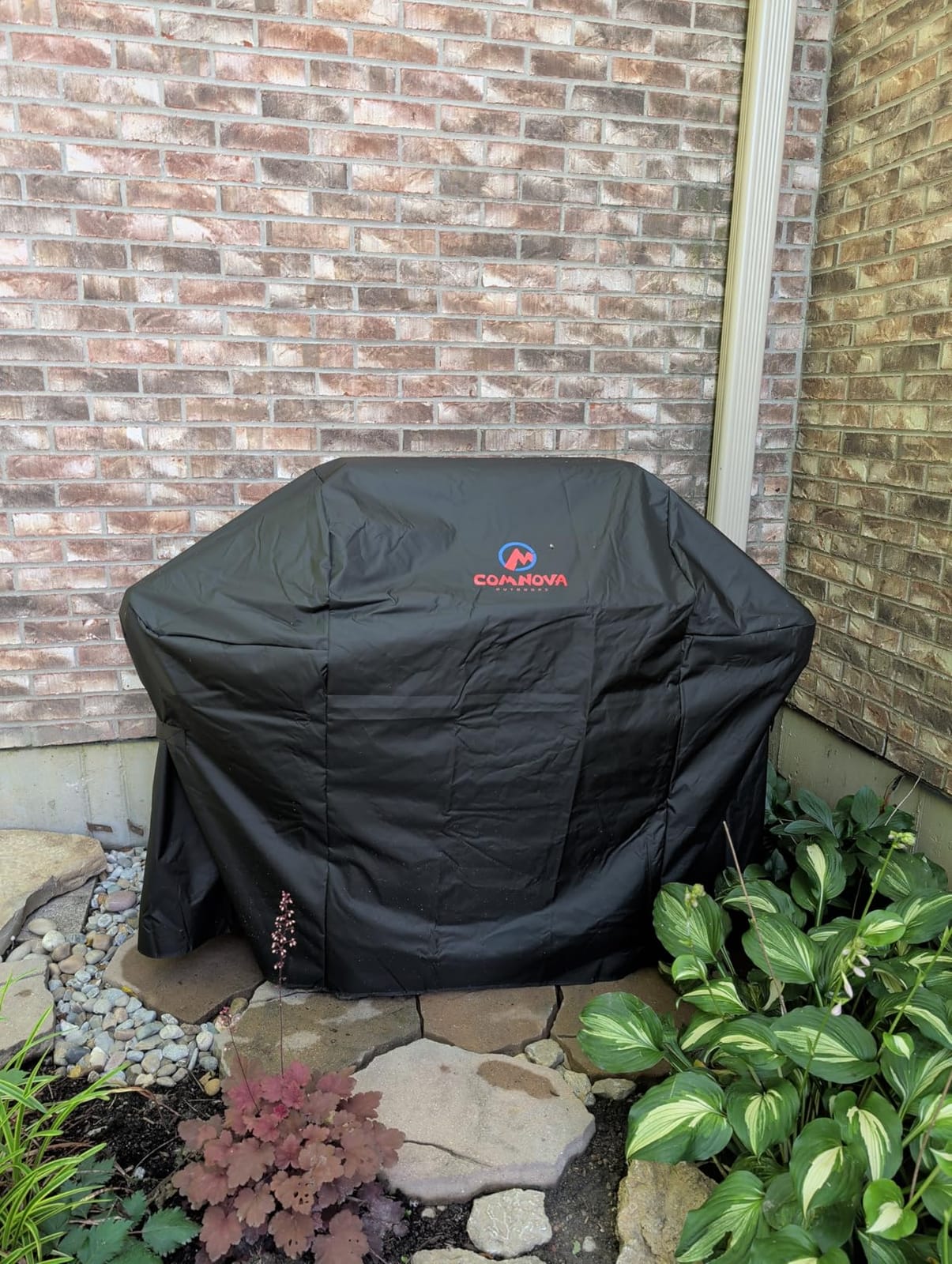 Comnova Grill Cover 72 Inch - 600D BBQ Cover for Outdoor Grill Heavy Duty and Waterproof, Large Barbecue Gas Grill Covers for Weber, Char-Broil, Nexgrill, Monument, Dyna-glo, Brinkmann and More customer photo 2