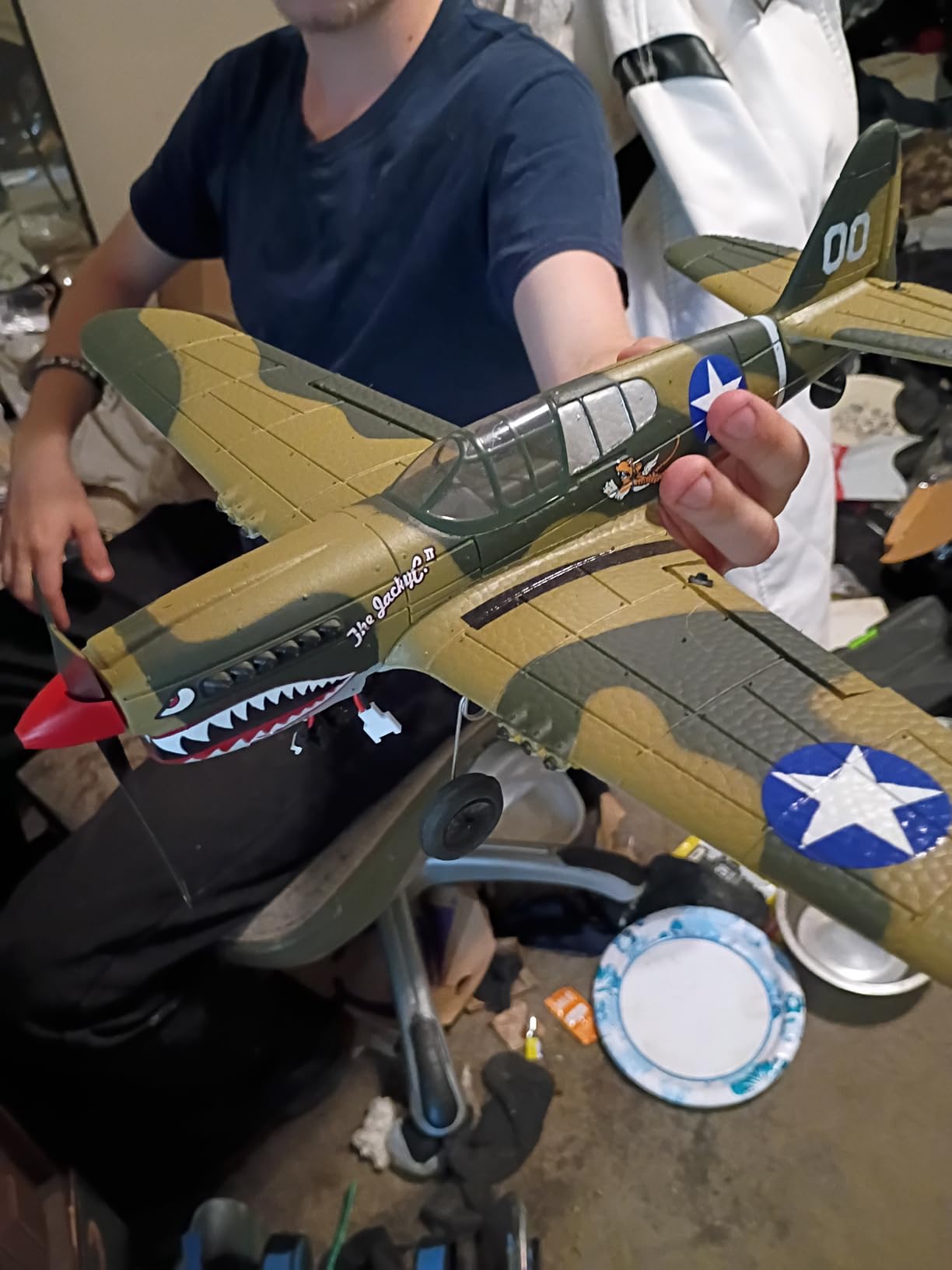 volantexrc RC Plane for Beginners, 4CH WWII RC Airplane A6M Zero with Aileron, 2.4Ghz Remote Control Plane with Xpilot Self Righting & One Key Aerobatic, Gifts for Adults (761-15 RTF) customer photo 2