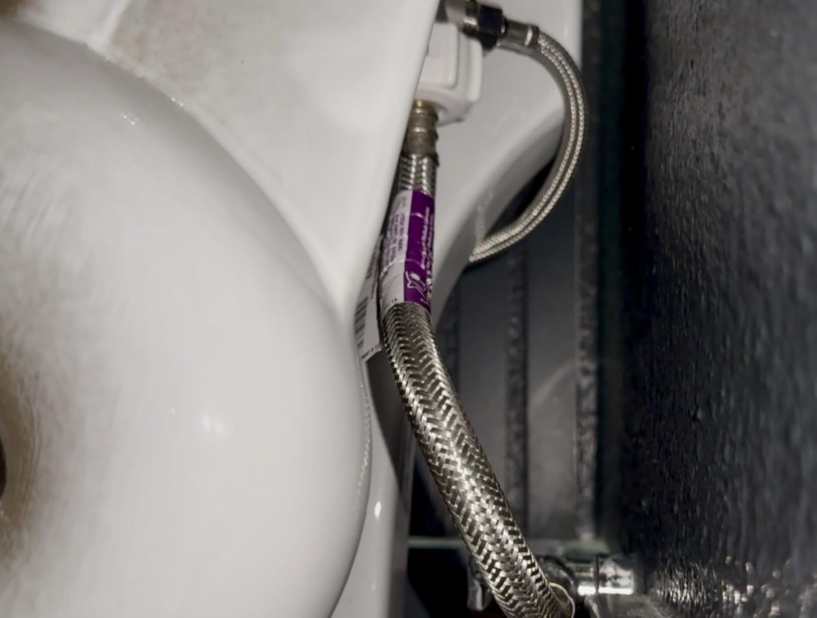 BIGCOW Ultra-Slim Bidet Attachment for Toilet - Dual Nozzle (Frontal & Rear Wash) with Adjustable Cold Water Pressure and Stainless Steel Inlet - Hygienic Solution for Fresh Cleanness, Black customer photo 2
