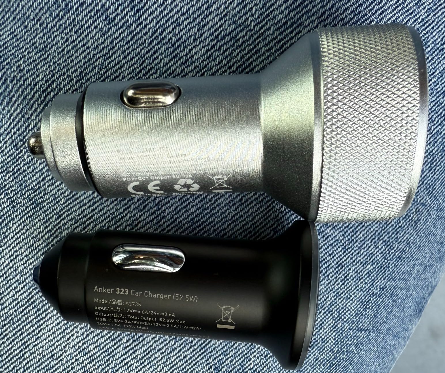 Anker 323 52.5W USB C Car Charger with 30W PowerIQ 3.0 Fast Charging | Cigarette Lighter Adapter, for iPhone 17 / 16 / 15 / 14 / 13 / 12 Series, Galaxy S25 / S24, Pixel, and More customer photo 1