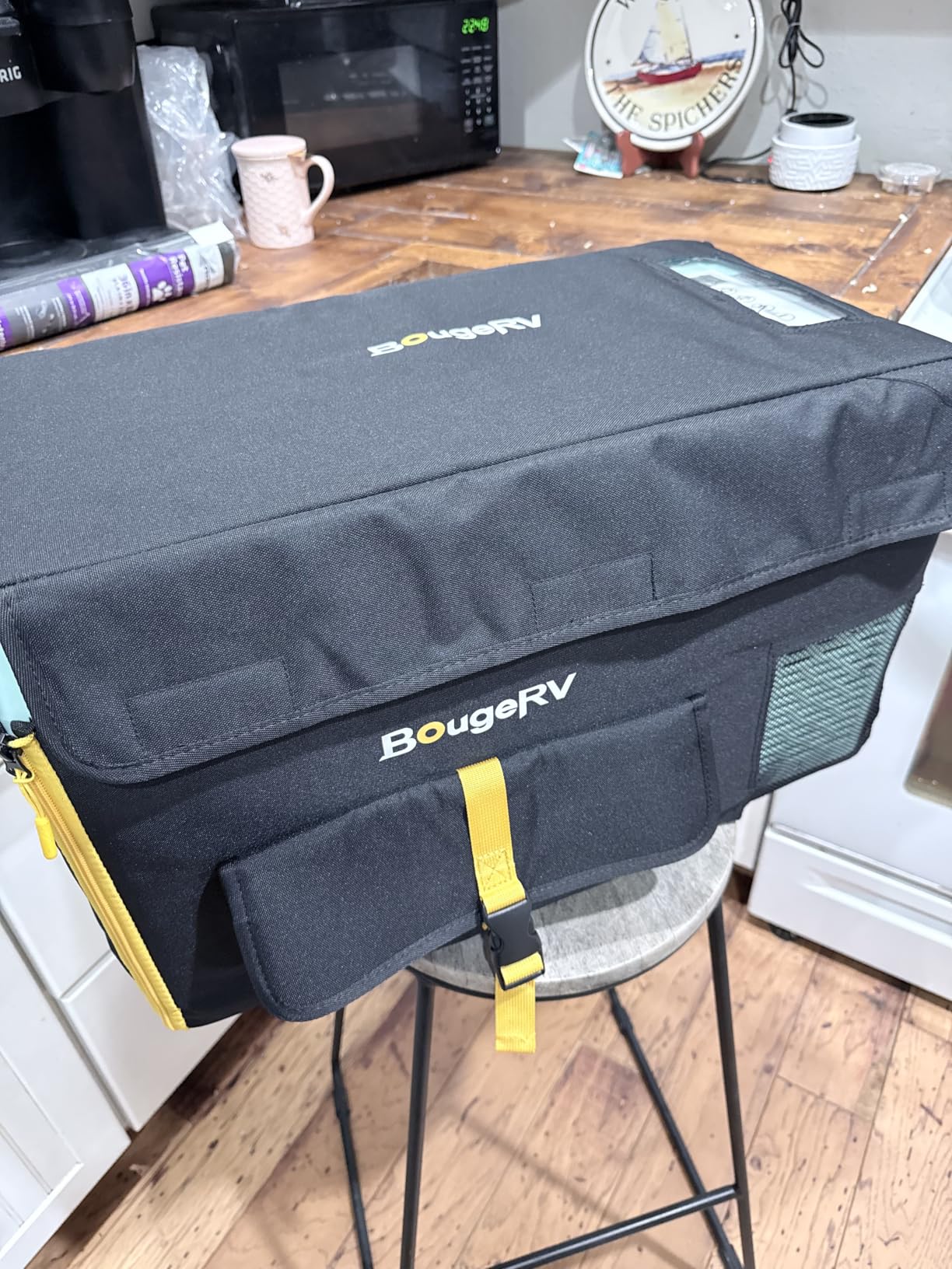 BougeRV 12v refrigerator 23 Quart, -8℉~50℉ Portable Freezer for Car, Black | No Ice Needed, Use as Fridge or Freezer, Fast 15-Min Cool to 32°F, 12/24V DC, 110V AC, Electric Cooler for Camping, Road Trip customer photo 1