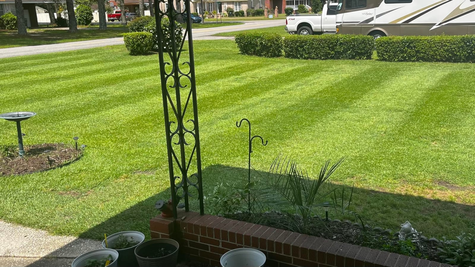 Agri-Fab 18 in x 48 in Tow Behind Poly Lawn Roller for Lawn and Garden Tractors, 550 lb Water Capacity, Made in USA customer photo 2