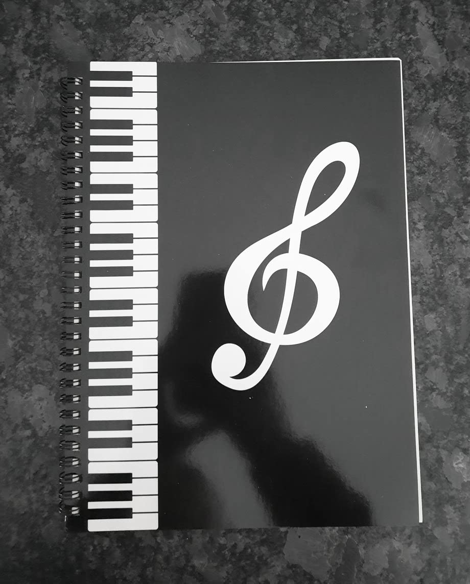 BestSounds Manuscript Paper, Blank Staff Paper Sheet Music Composition Notebook Piano Accessories Gifts, 50 Pages 10 Staves (#D) customer photo 1