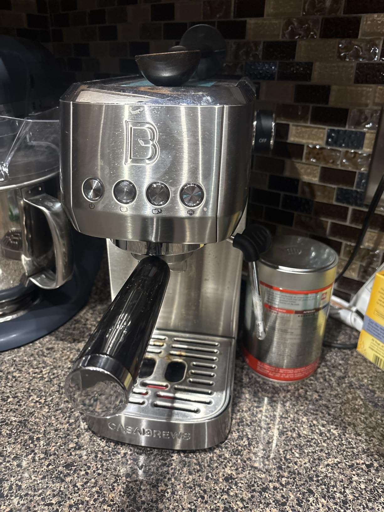 CASABREWS 3700 Essential Stainless Steel Espresso Machine with Steam Wand customer photo 1
