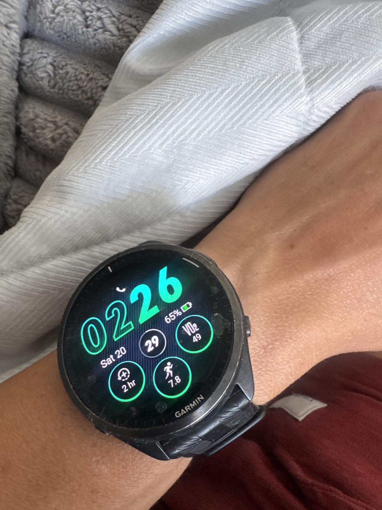 Garmin Forerunner 965 Running Smartwatch, Colorful AMOLED Display, Training Metrics and Recovery Insights, Black and Powder Gray, 010-02809-00 | 1.4 Amoled Touchscreen, Advanced Training Metrics and Recovery Insights, Built-in Maps, Music Storage, Garmin Pay customer photo 2