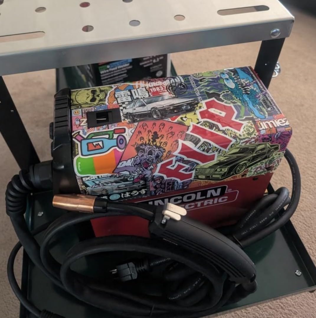 Lincoln Electric 90i MIG and Flux Core Wire Feed Weld-PAK Welder, 120V Welding Machine, Portable w/Shoulder Strap, Protective Metal Case, Best for Small Jobs, K5256-1 customer photo 2