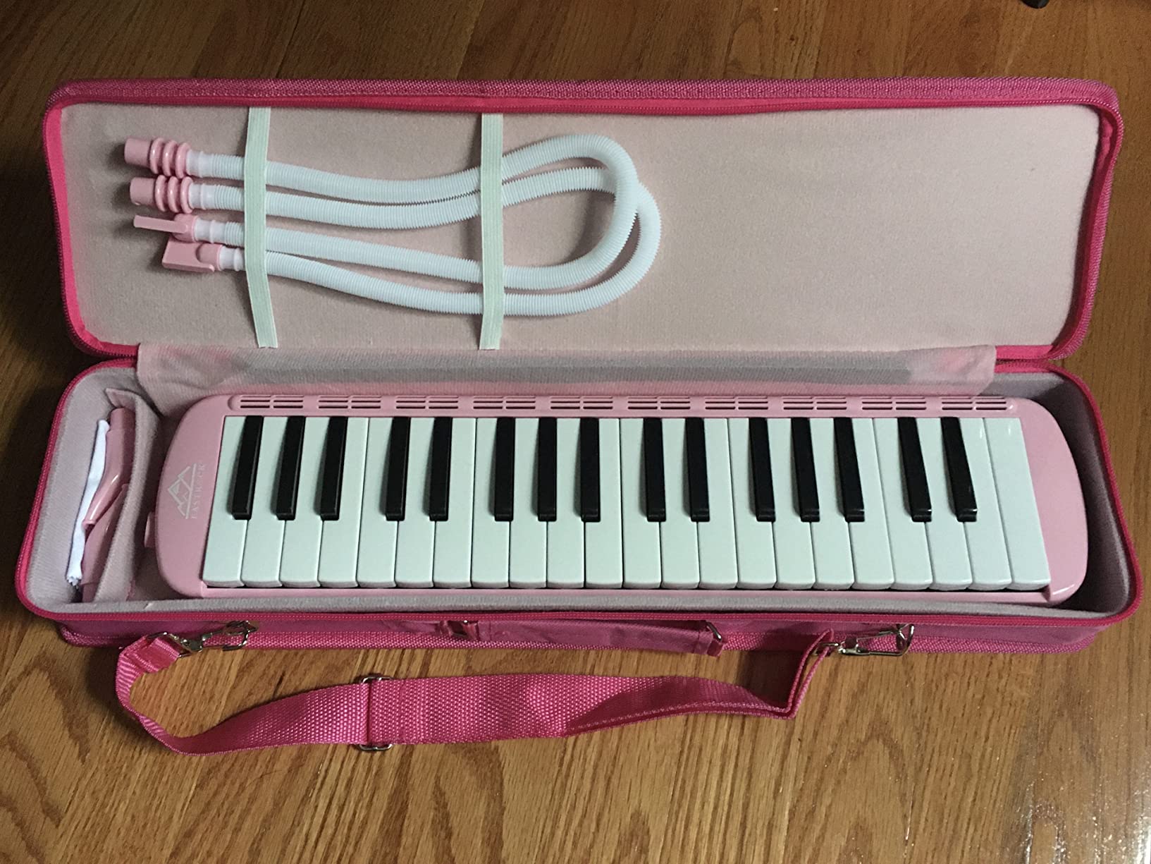 EastRock 37 Key Red Melodica Keyboard Soprano Piano Instrument with Case customer photo 1