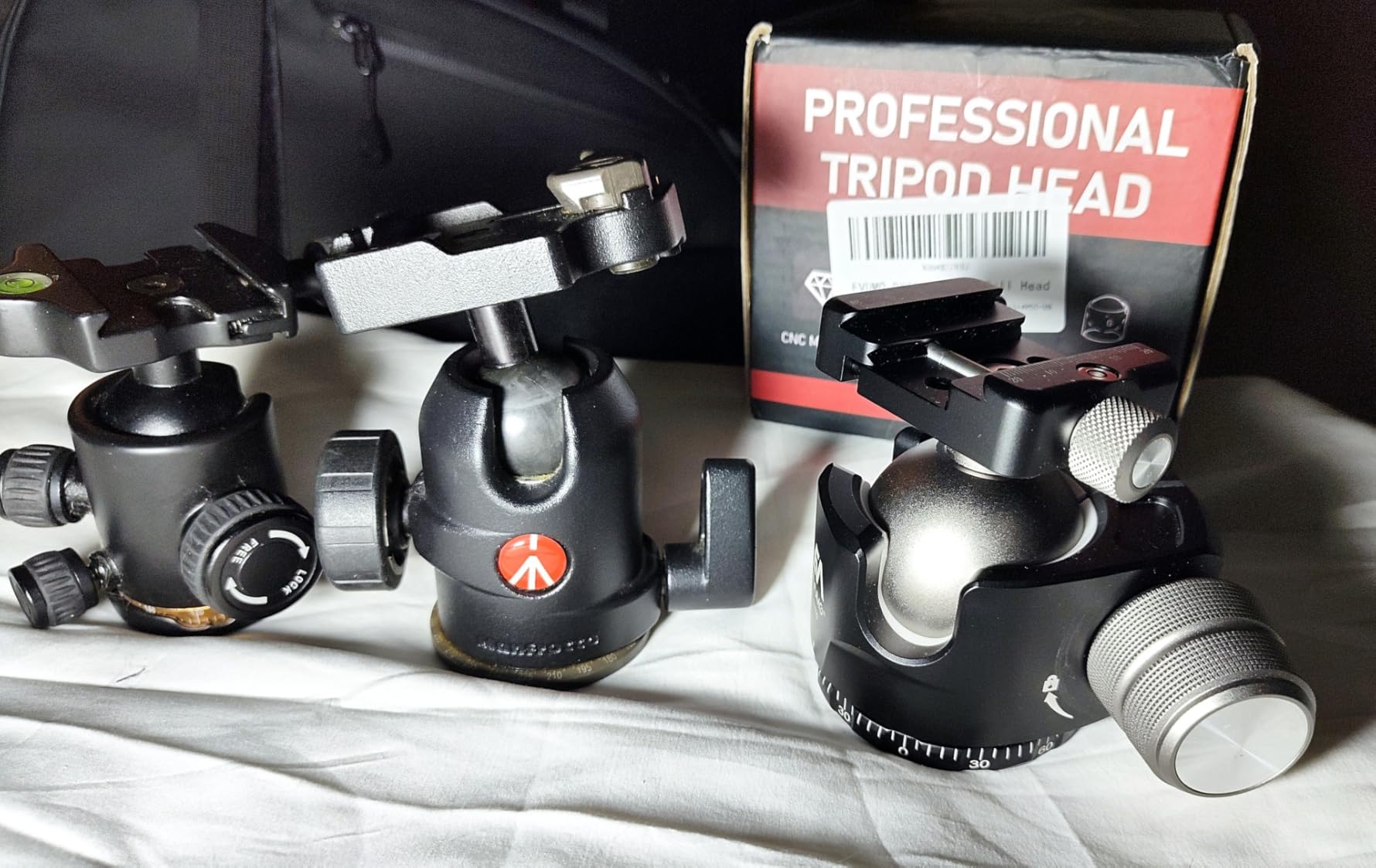 DX55 Ball Head 55mm Low Profile Heavy Duty CNC Panoramic Tripod Ball Head Mount with Mlok Arca Swiss Quick Release Plate, Max Load 88lbs/40kg customer photo 1
