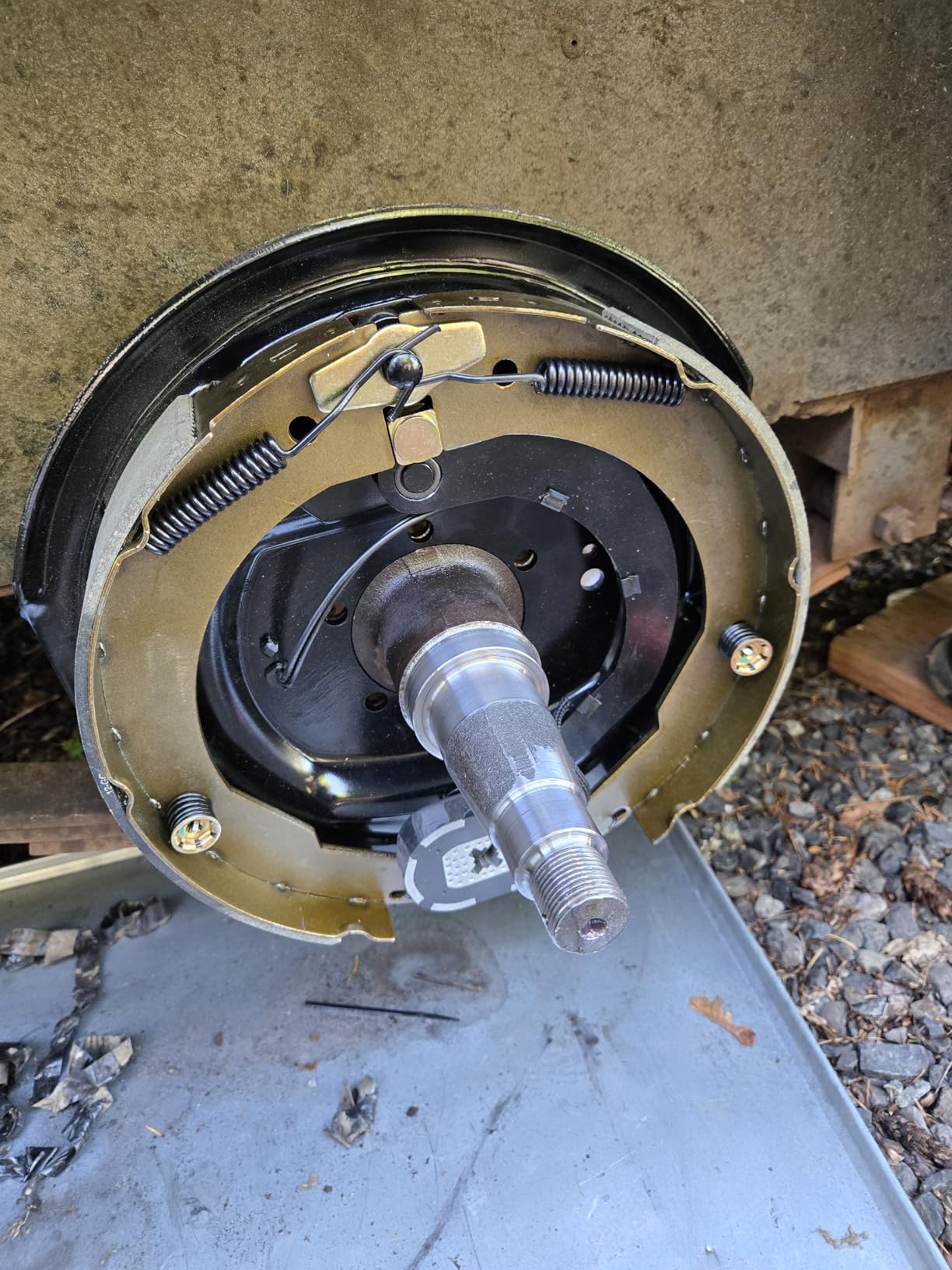 Trailer Electric Brakes, 1 Pair of 4 Hole Mounting Electric Brake Assembly 10