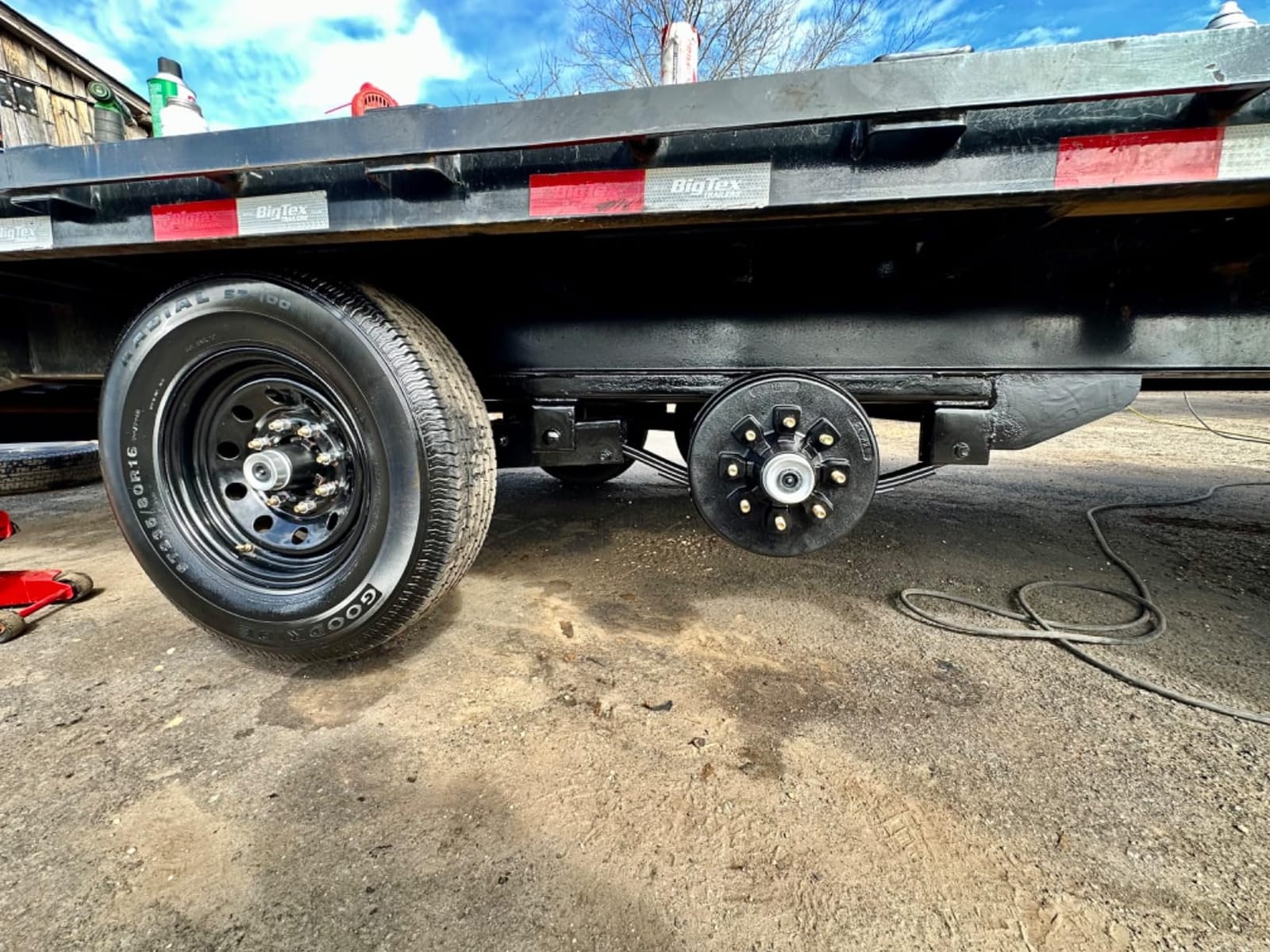 Trailer Axle Electric Brake Kit, Pair of 8-6.5
