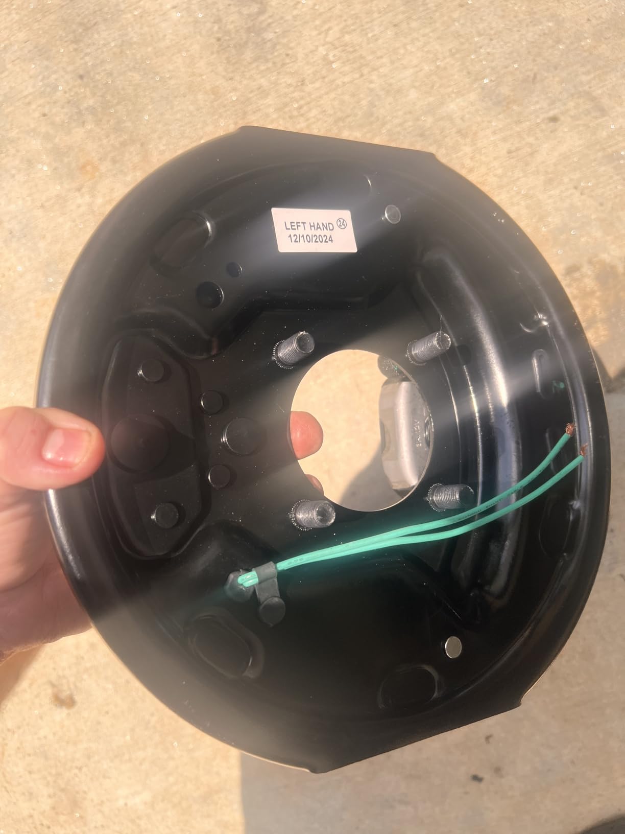 Trailer Axle Electric Brake Kit, Pair of 5-Hole, 4.5