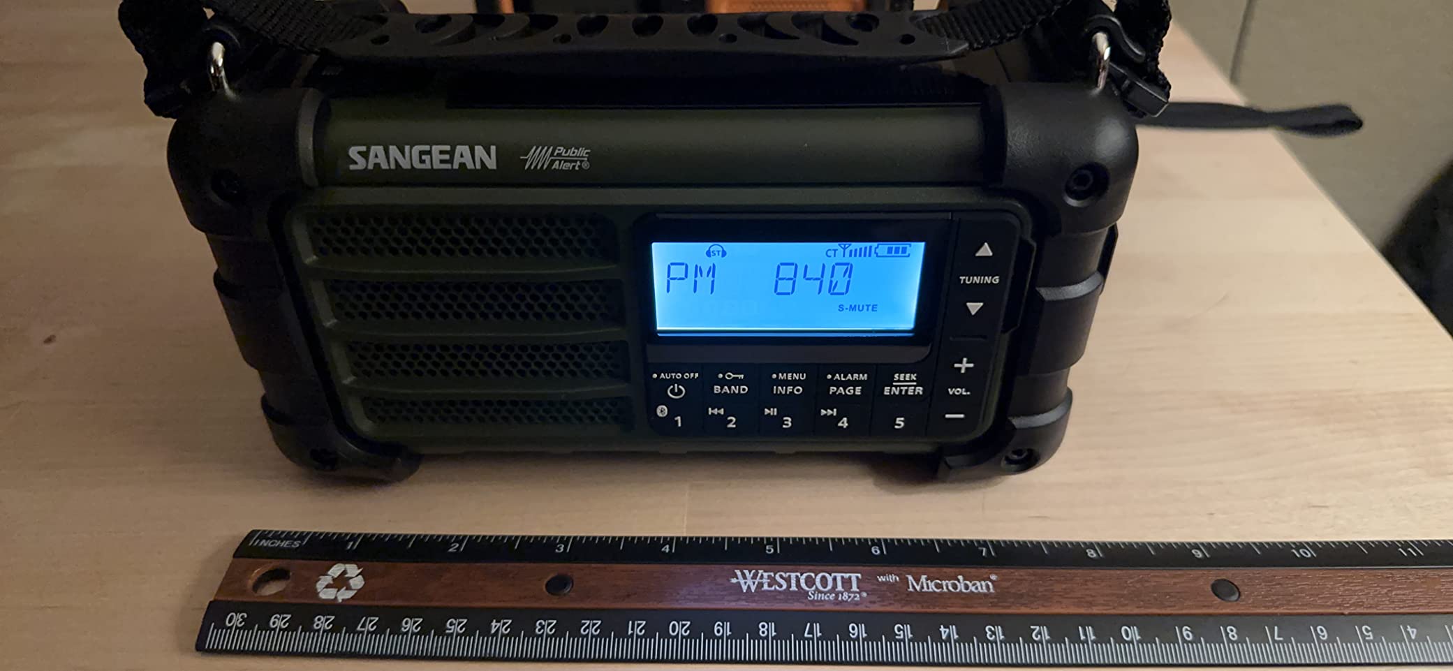 Sangean MMR-99 AM/FM Bluetooth Weather Emergency Radio, Multi-Powered customer photo 2
