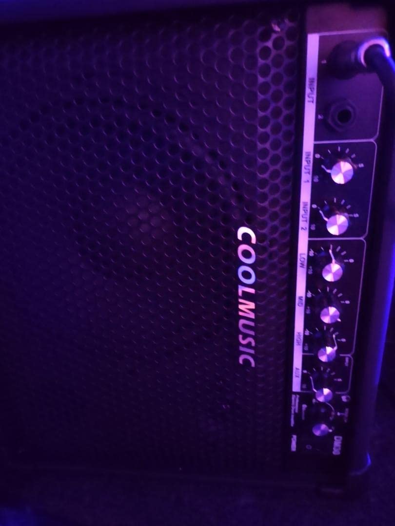 Coolmusic Drum Amplifier 30W, Wireless Electric Drum Speaker Keyboard Amp with 3-Band EQ and DI Out customer photo 1