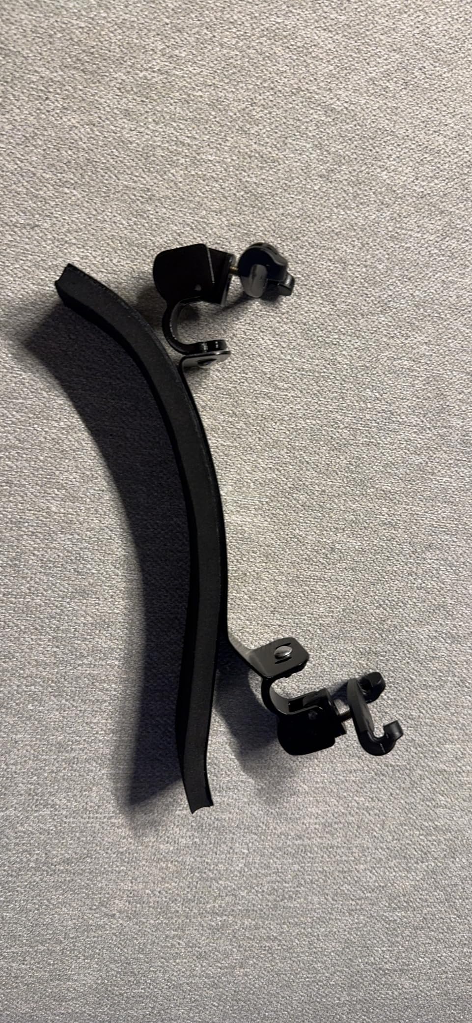 SUEWIO Violin Shoulder Rest for 4/4 Size, Premium Aluminum Alloy Violin Shoulder Rest with Thicken Comfortable Foam Pad & Height Adjustable Feet customer photo 2