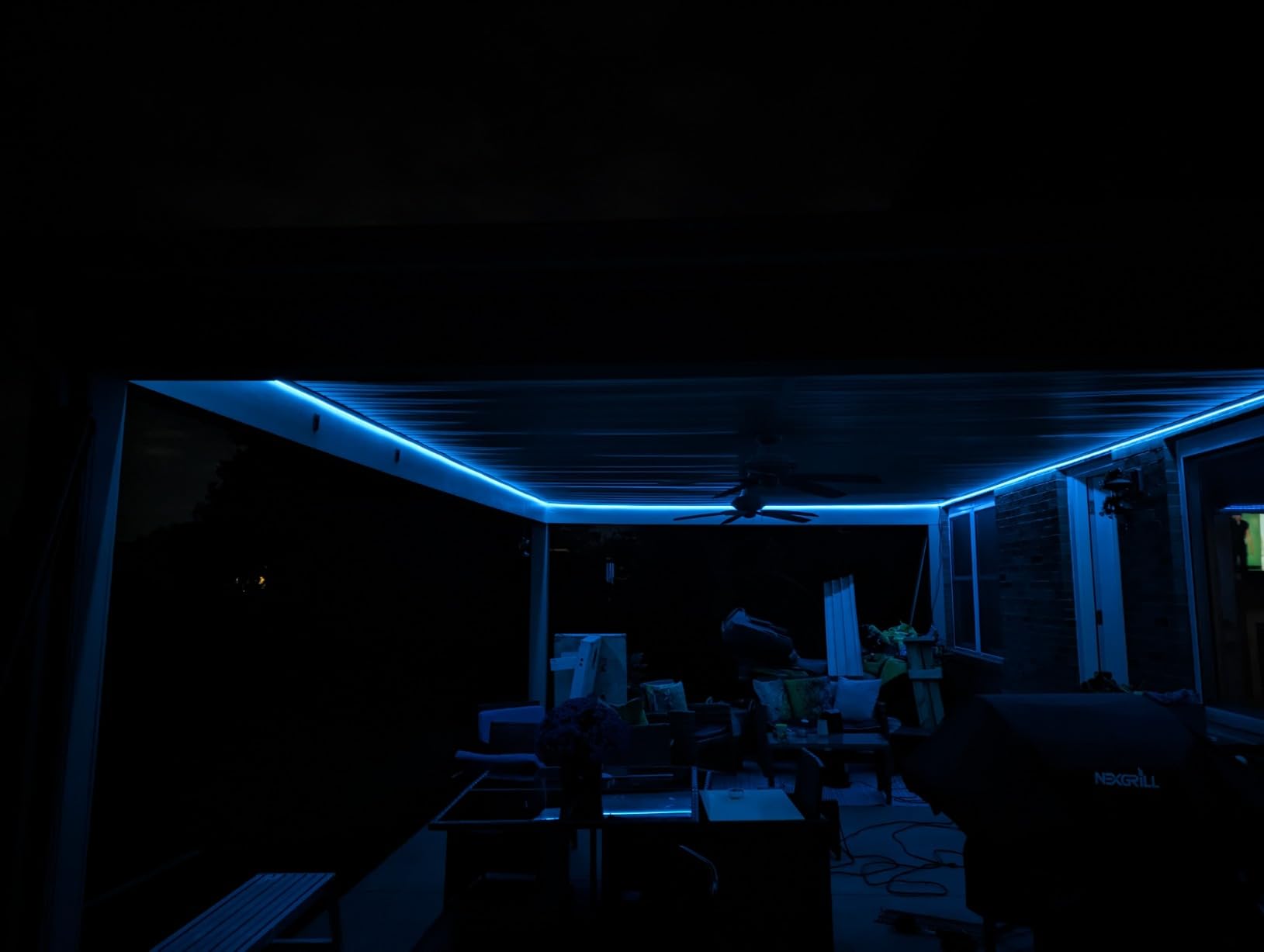 AILBTON 50FT Neon Rope Lights, RGB LED Strip Lights, Waterproof IP67 LED Lights for Bedroom, DIY Design, Music Sync, Remote Control, Multiple Modes for Bedroom customer photo 1