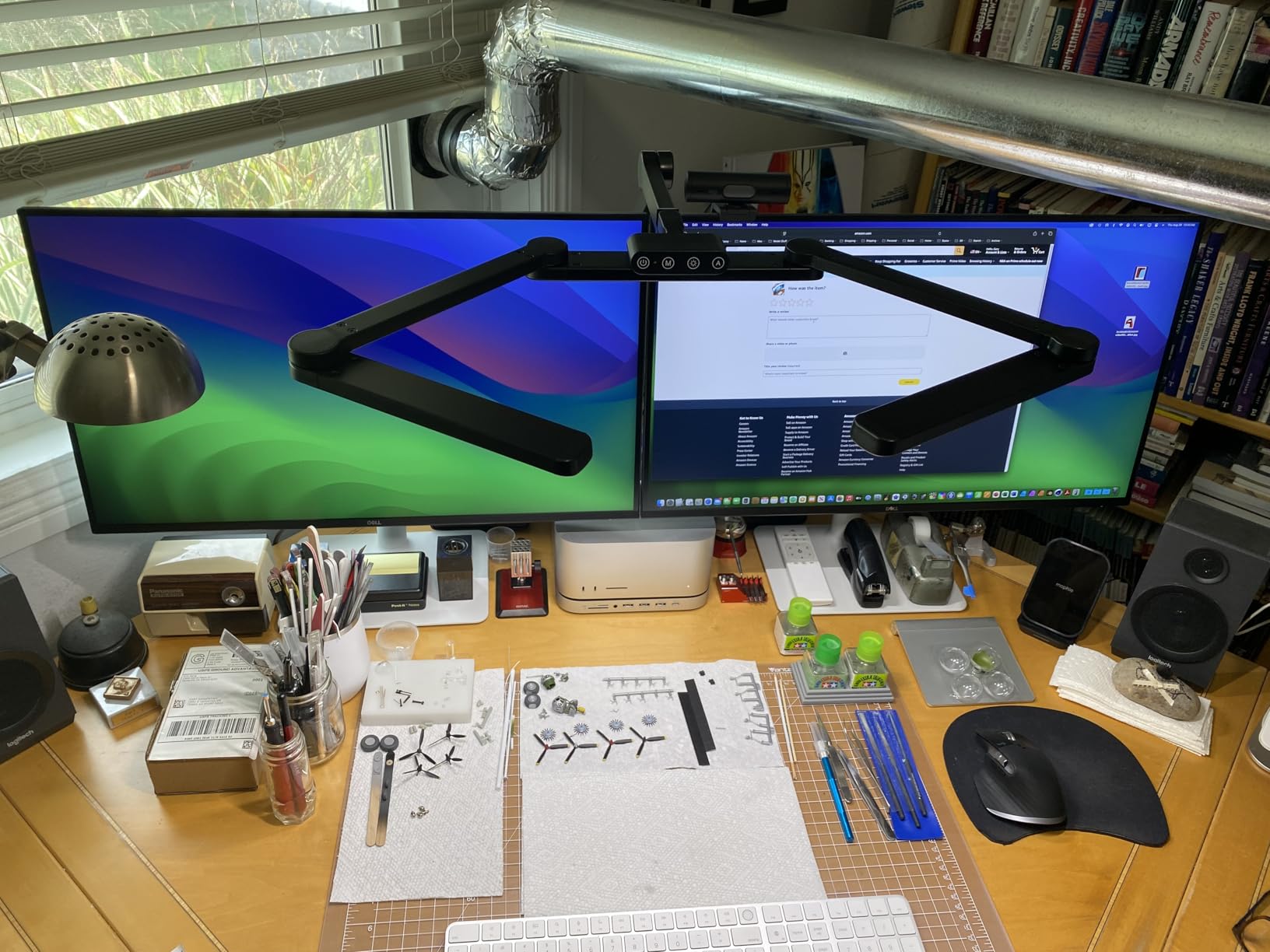LED Desk Lamp with Clamp, 41.5