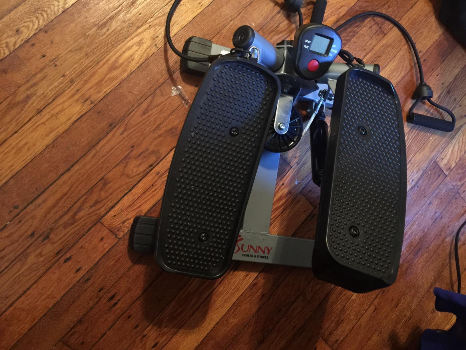 Sunny Health & Fitness Smart Power Stepper with Resistance Bands for Cardio customer photo 1