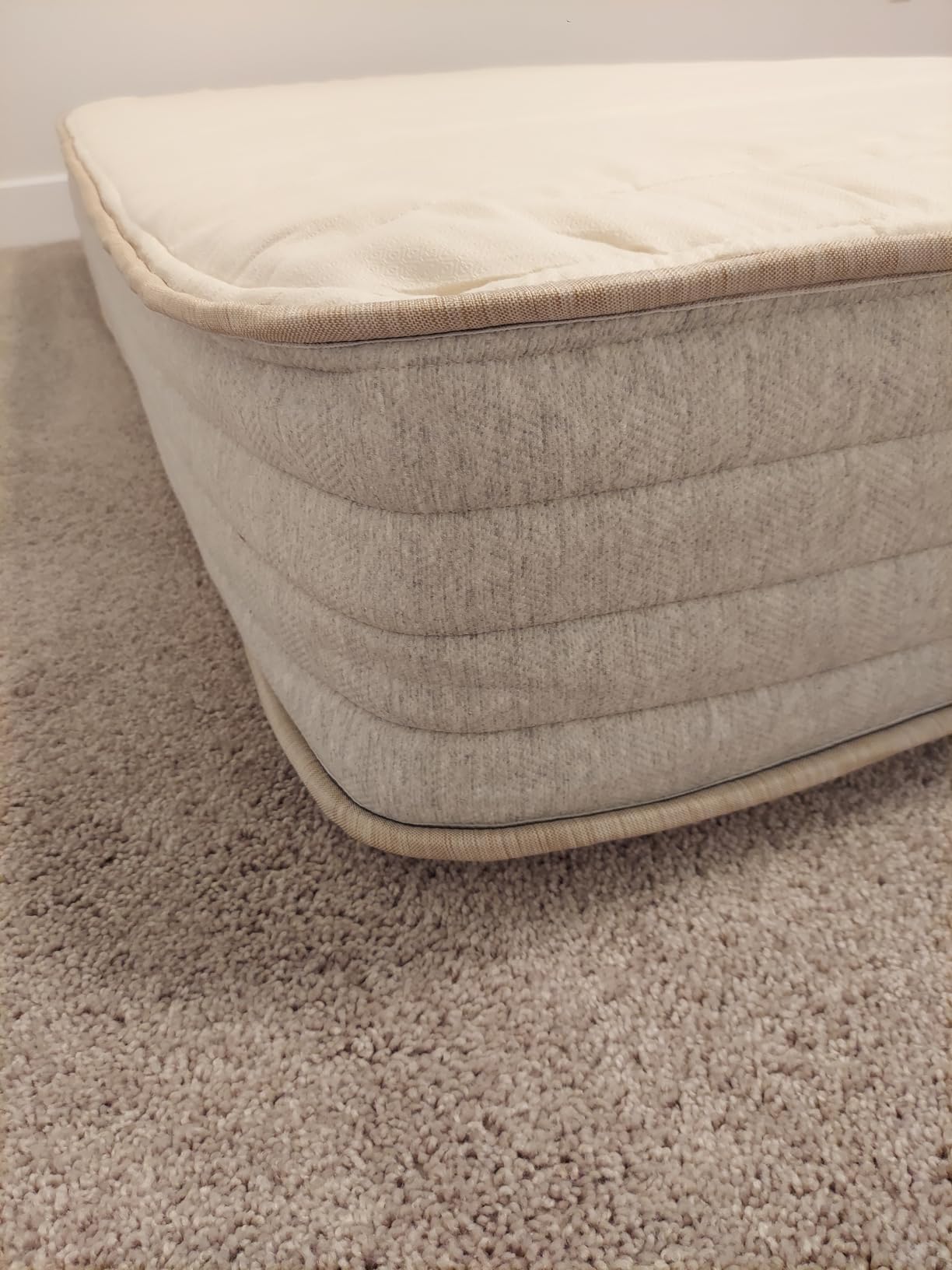 Ethical Mattress CO 10-inch Mattress, Organic & Toxin-Free, Twin Size | Medium Firm Hybrid, Bed-in-a-Box, Made in the USA with Organic Cotton, Wool, Latex & Pocketed Coil Springs customer photo 2
