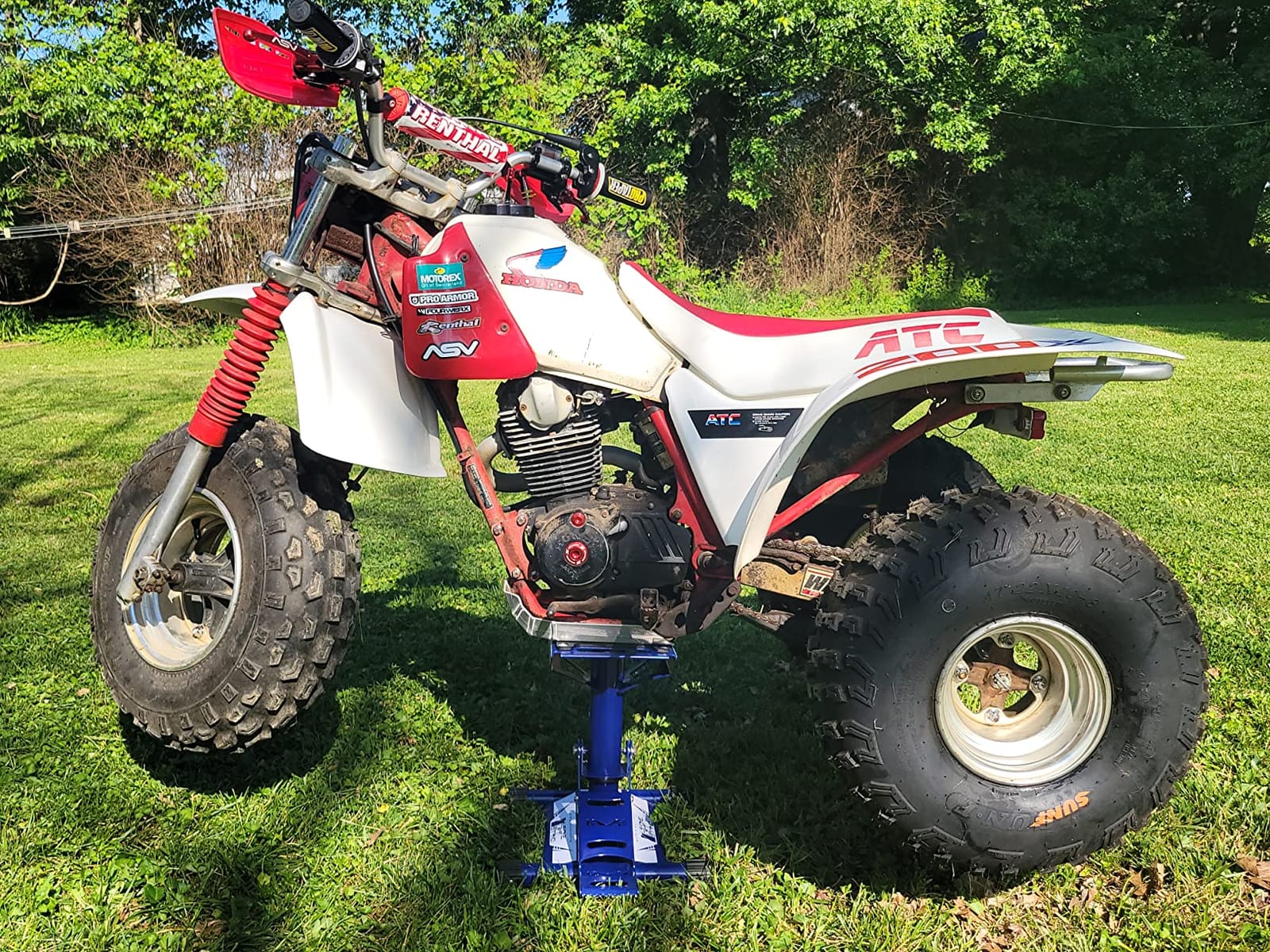 Matrix LS-One Lift Red Stand Dirt Bike Off Road customer photo 1