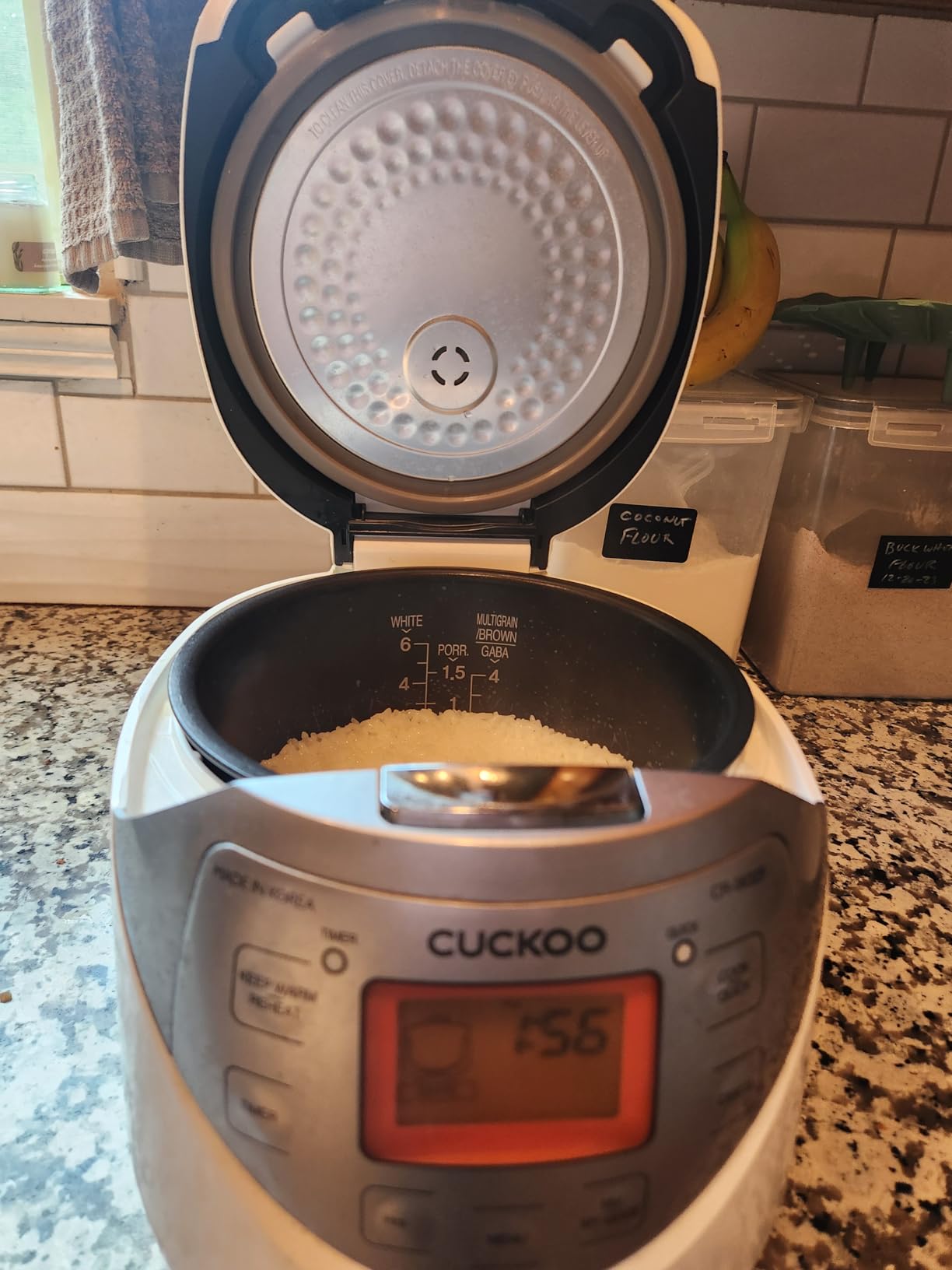 CUCKOO Micom Fuzzy Logic Rice Cooker, 12-Cup Cooked, White, CR-0633F customer photo 1