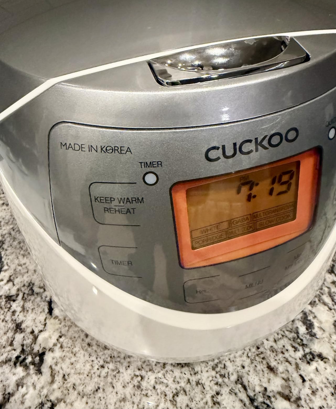 CUCKOO Micom Fuzzy Logic Rice Cooker, 12-Cup Cooked, White, CR-0633F customer photo 2