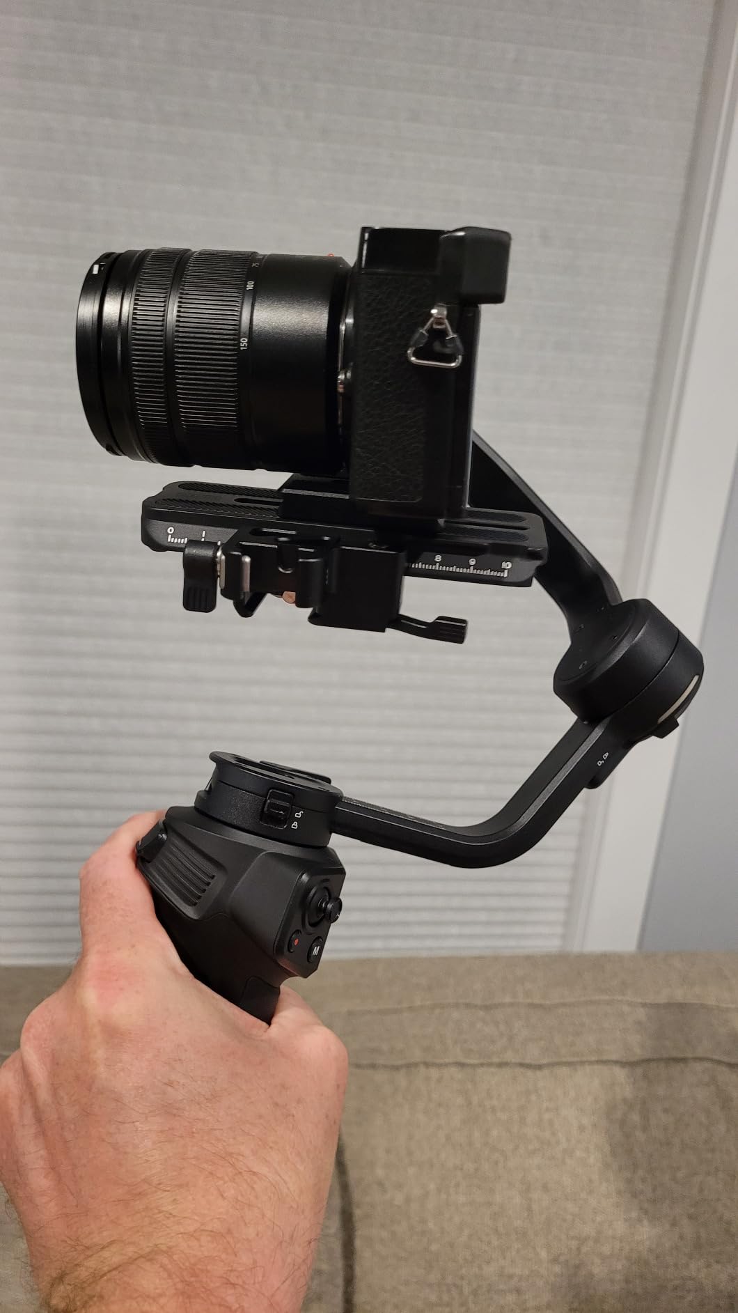 Weebill 3S Combo 3-Axis Gimbal Stabilizer for DSLR and Mirrorless Camera Compatible with Sony Nikon Canon Panasonic LUMIX Extendable Sling Grip Integrated Fill Light PD Fast Charge customer photo 1