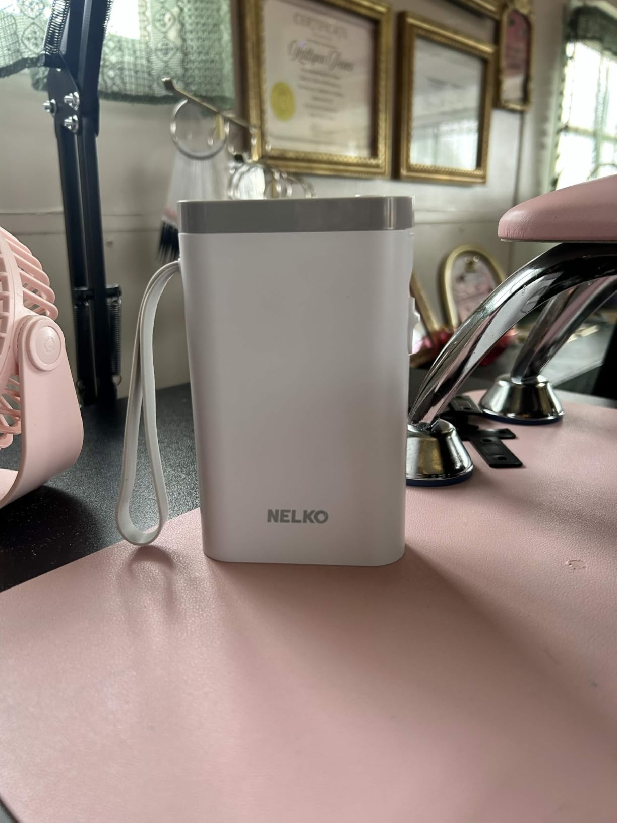 Nelko Label Maker Machine with Tape, P21 Bluetooth Label Printer, Wireless Mini Label Makers with Multiple Templates for School Office Home, White customer photo 1