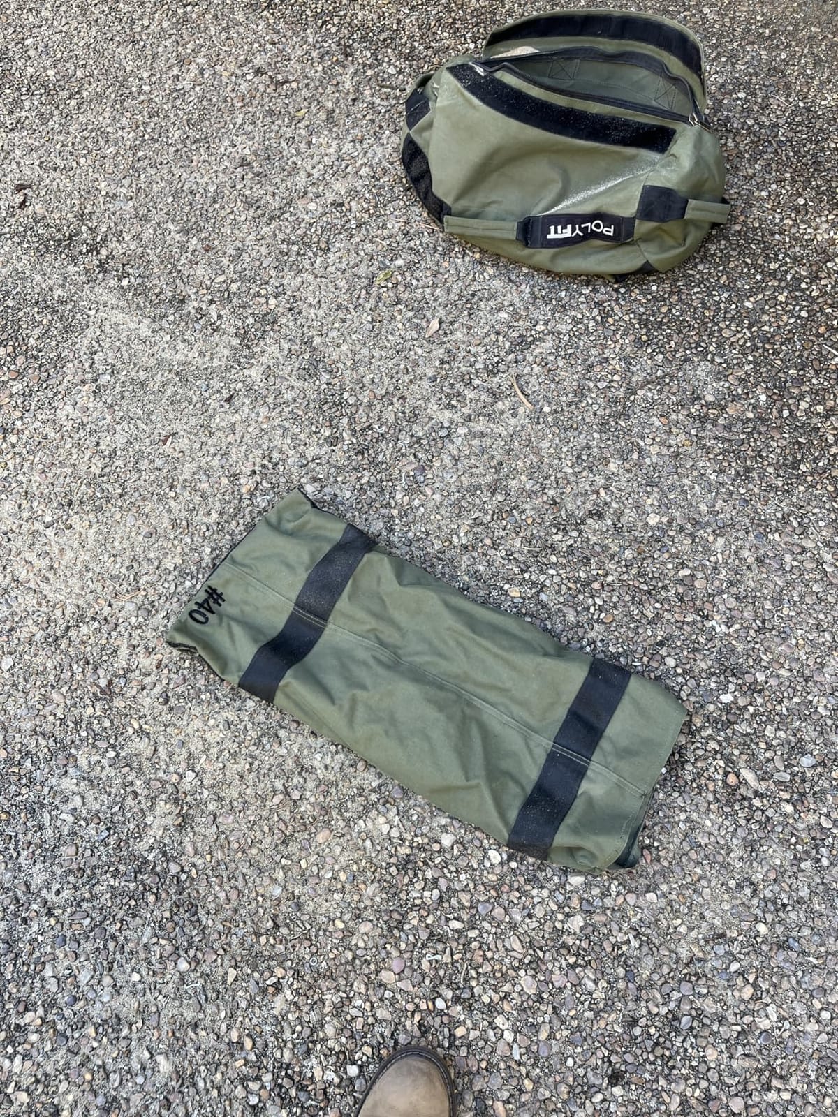 Polyfit Workout Sandbag Pro - Exact Sizing with Triple Closure Filler Bag, 7 handles (40-100 lb sizes) customer photo 2