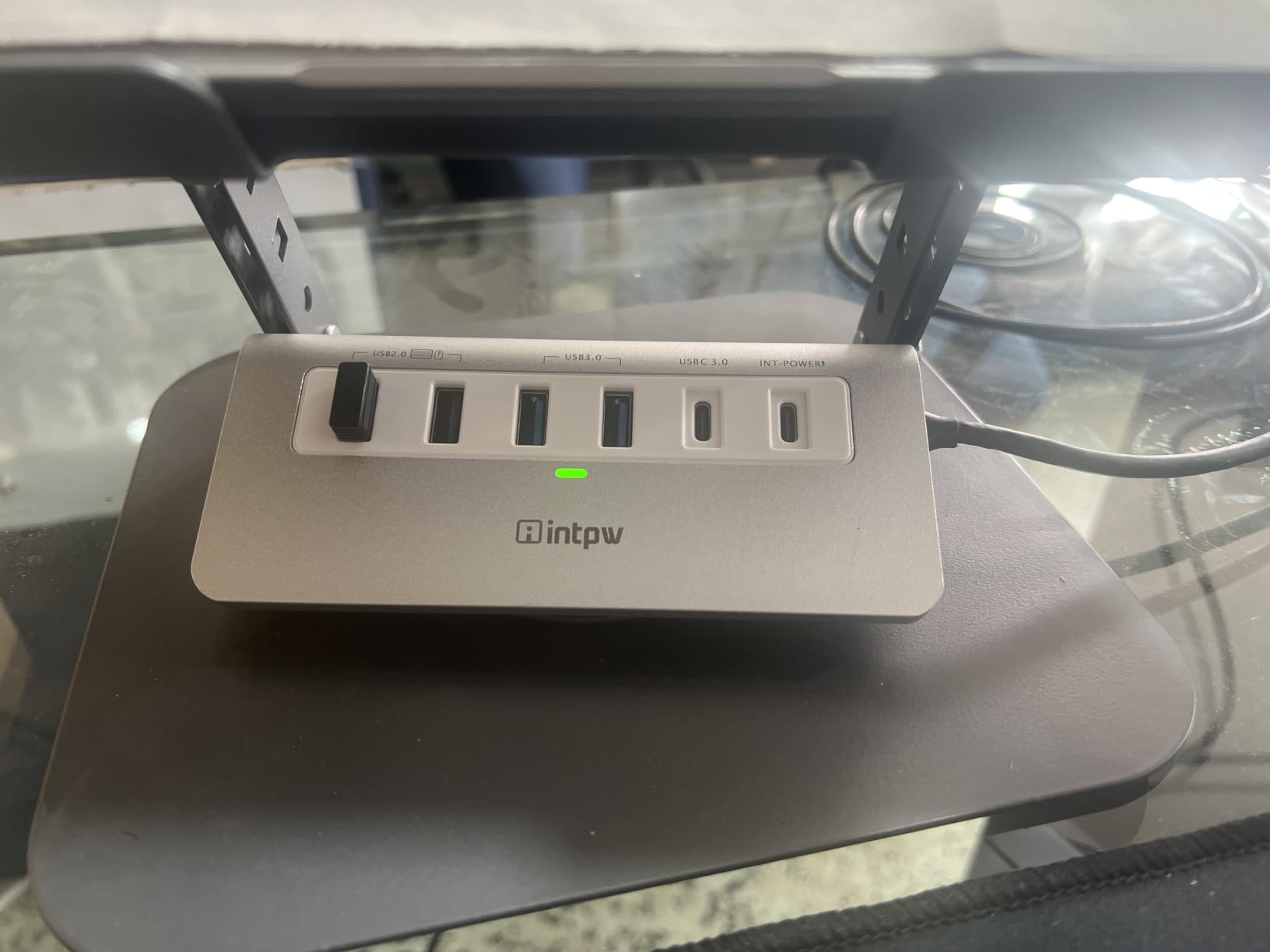 USB C Hub, P9 USB C Hub Multiport Adapter with 4K@60Hz HDMI, PD 100W, Type-C & 2 USB A 3.0 5Gbps, 2 USB A 2.0, SD/TF Card Reader, Aluminum USB Hub for Laptop, iPhone 17 Series, MacBook, iPad customer photo 1