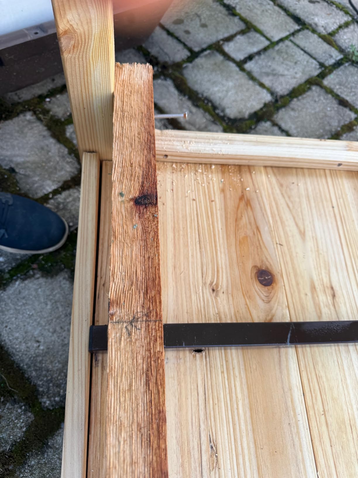 Cedar Raised Garden Bed with Legs, Outdoor Planter Box 48x24x30, 200lb customer photo 1