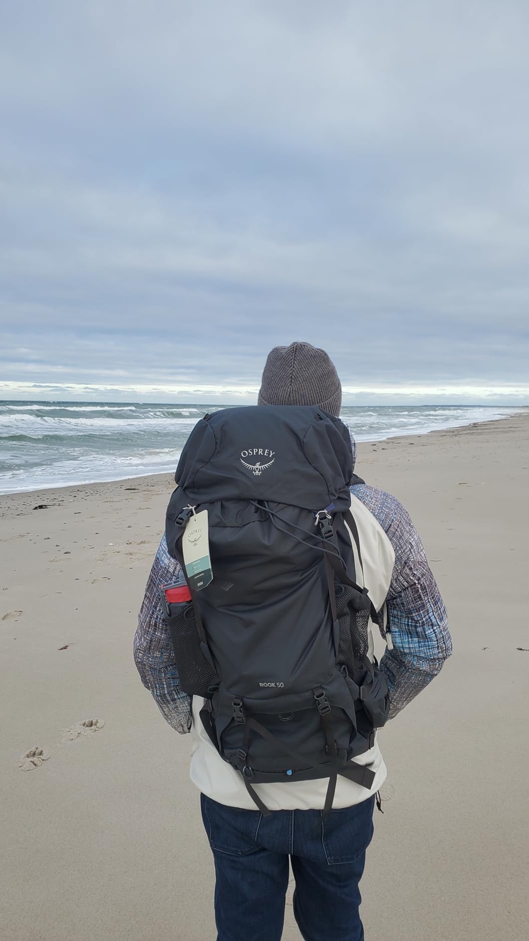 Osprey Rook 65L Men's Backpacking Backpack, Gray OS | hiking pack, camping gear, overnight trail pack customer photo 1