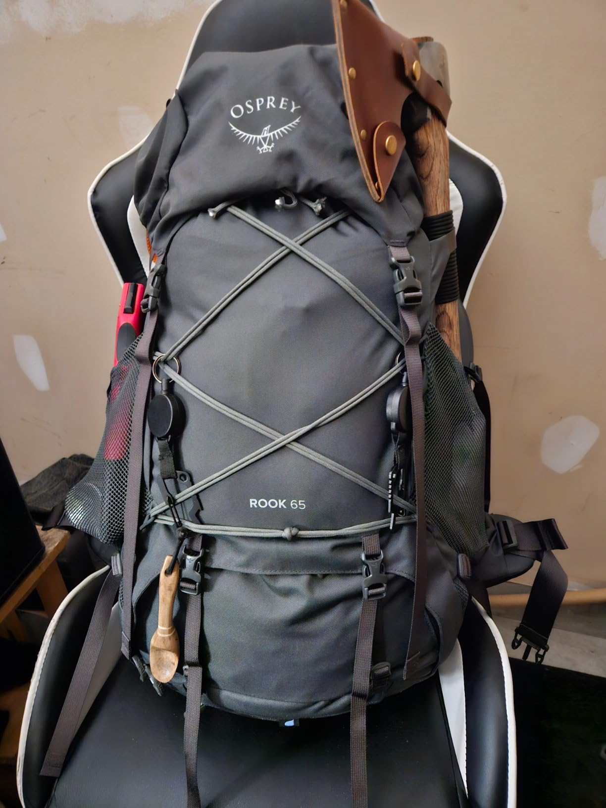Osprey Rook 65L Men's Backpacking Backpack, Gray OS | hiking pack, camping gear, overnight trail pack customer photo 2