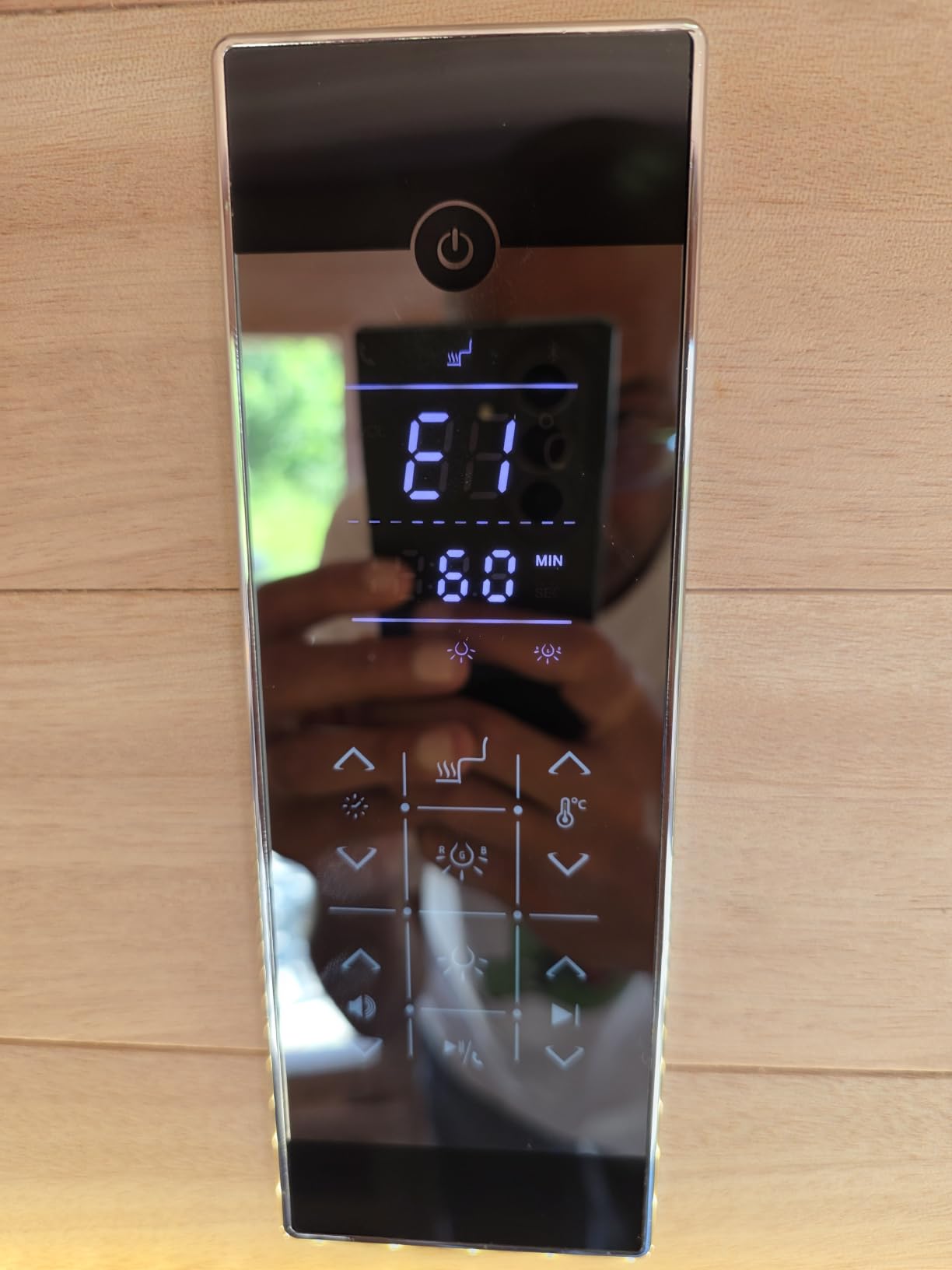 OUTEXER Far Infrared Sauna Home Sauna Spa Room Canadian Hemlock Wood 1200W customer photo 2