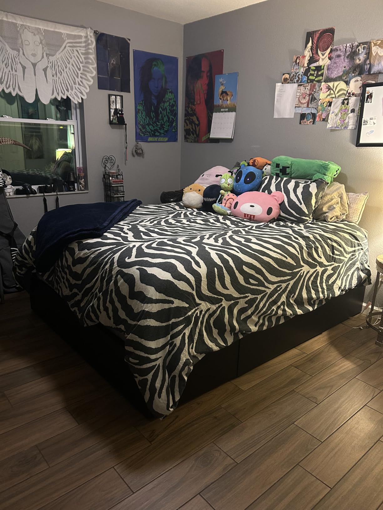 Allewie Full Size Platform Storage Bed Frame with 3 Drawers, Black | Faux Leather Upholstered, Wooden Slats Support, No Box Spring Needed, Noise Free, Easy Assembly customer photo 2