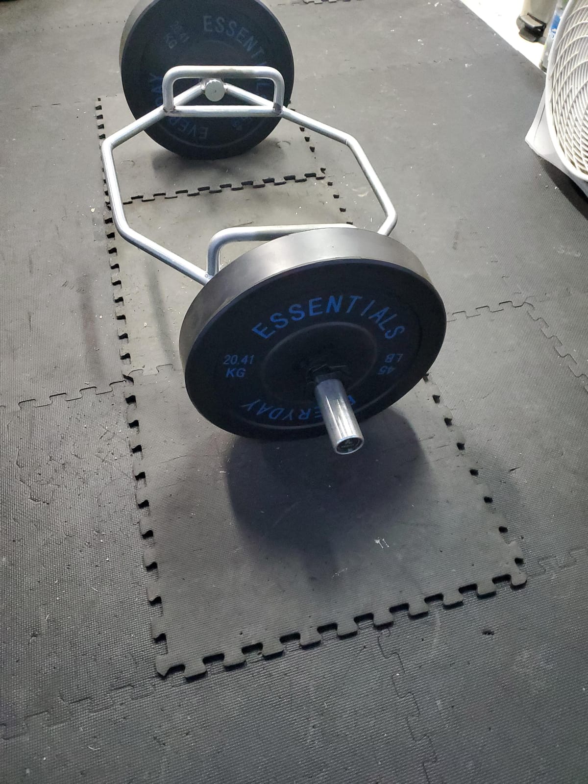 BalanceFrom Olympic Rubber Bumper Weight Plate Set with Steel Hub Inserts customer photo 1