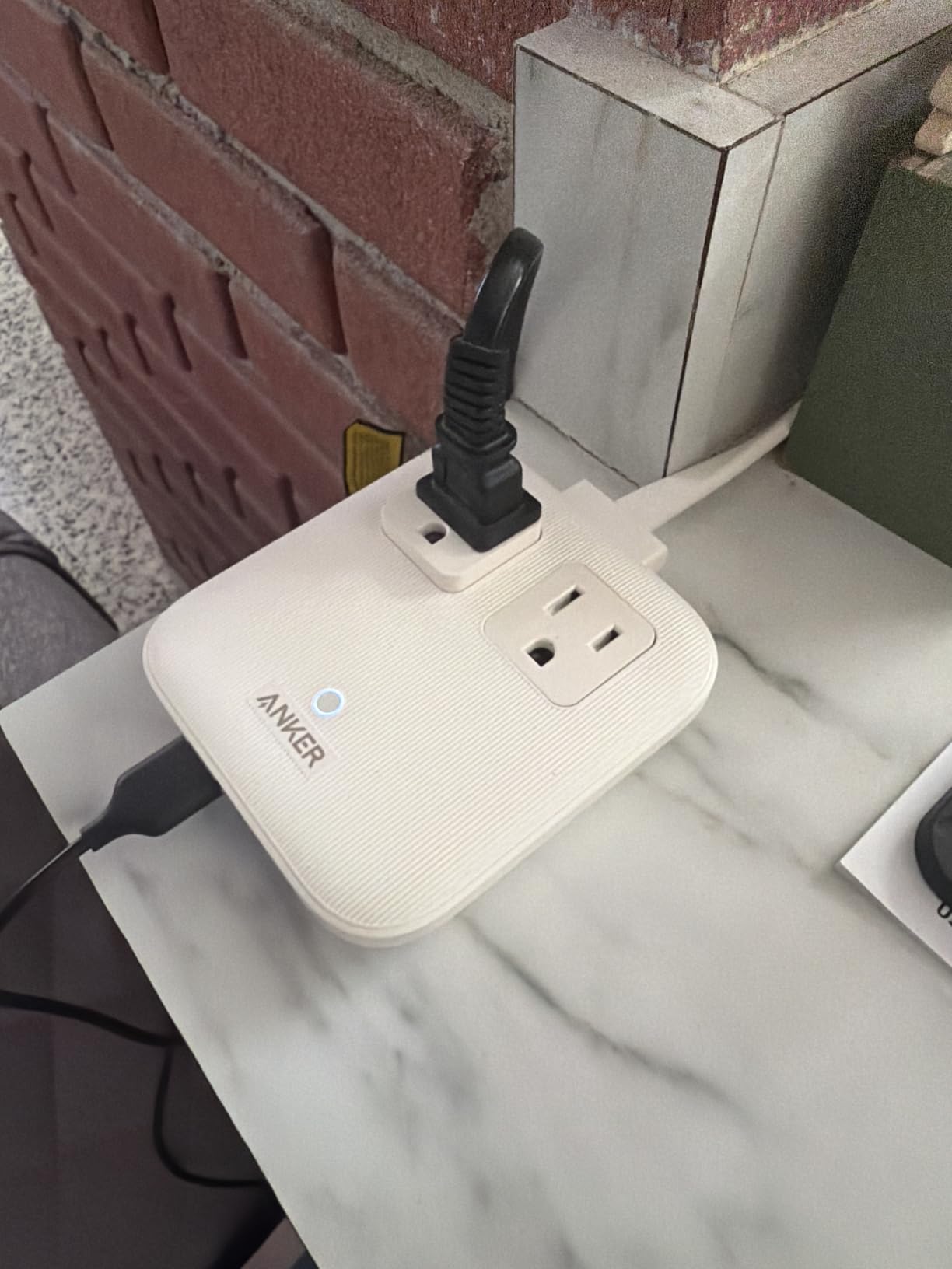 Anker Travel Power Strip, Anker Nano 67W Max 6-in-1 USB C Charger, 2 USB C | 2 AC, 2 USB A, 5ft Thin Undetachable Flat Plug Extension Cord with Multiple Outlets, Travel Essentials, Cruise Essentials customer photo 2