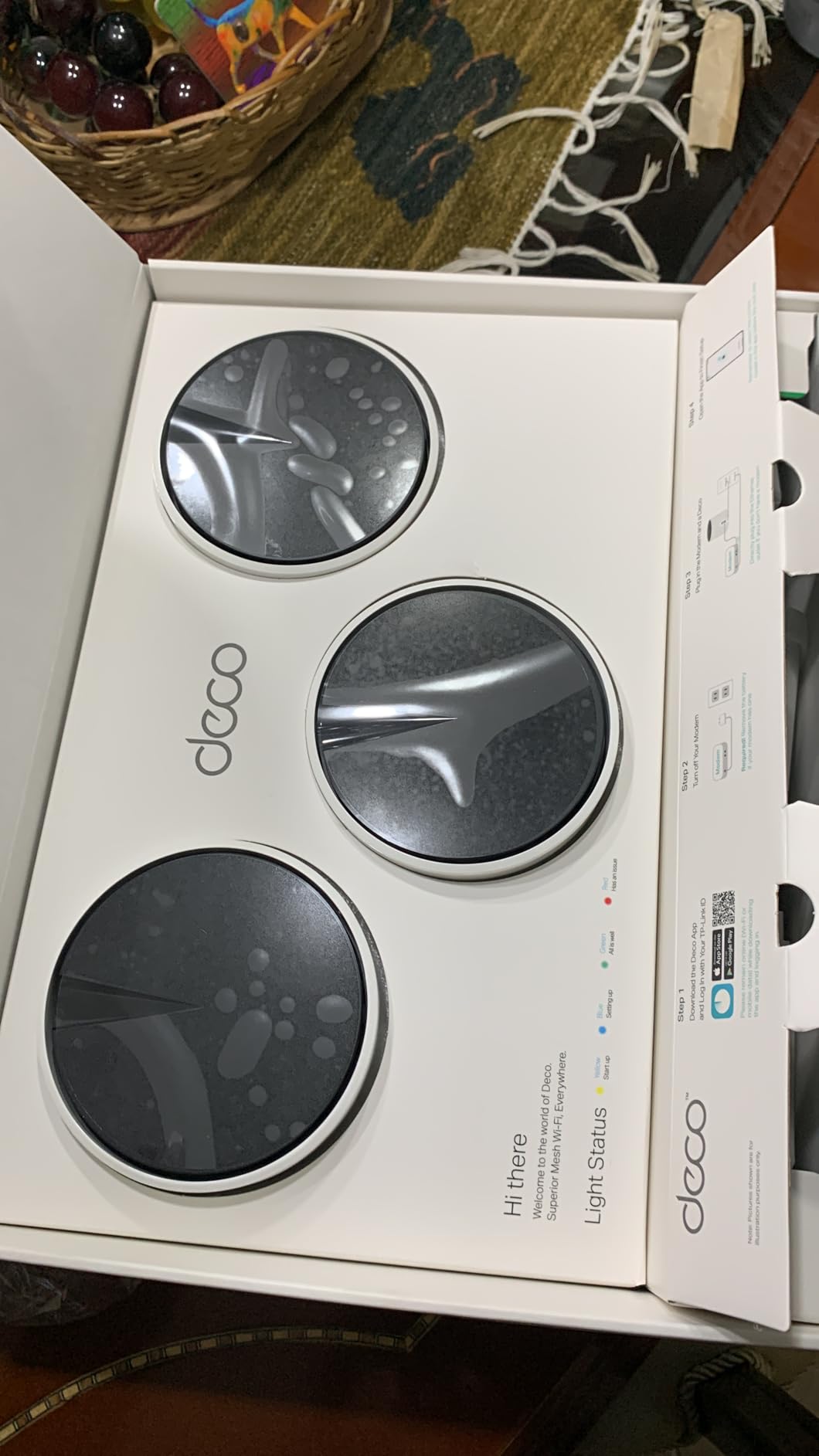 TP-Link Deco X55 Pro AX3000 Whole Home Wi-Fi 6 Mesh System - Coverage up to 6500 Sq.Ft & up to 150 Devices, 2x2.5G WAN/LAN Ports, 4 Streams, Wired Ethernet Backhaul, Ideal for 1Gig+ Internet, 3-Pack customer photo 2