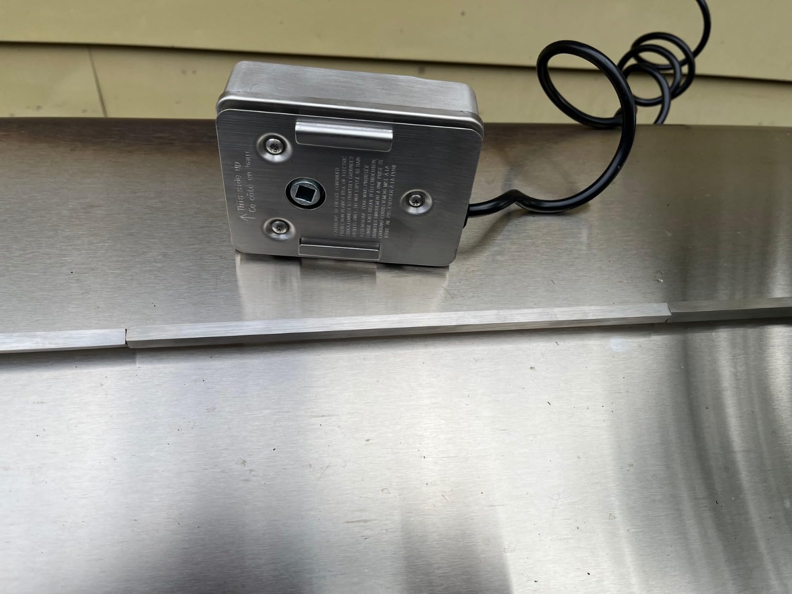TURBRO Stainless Steel Rotisserie Kit for Gas Grills with A Cookbox up to 39'' - Includes 4W Electric Motor, 34'' - 45'' x 5/16