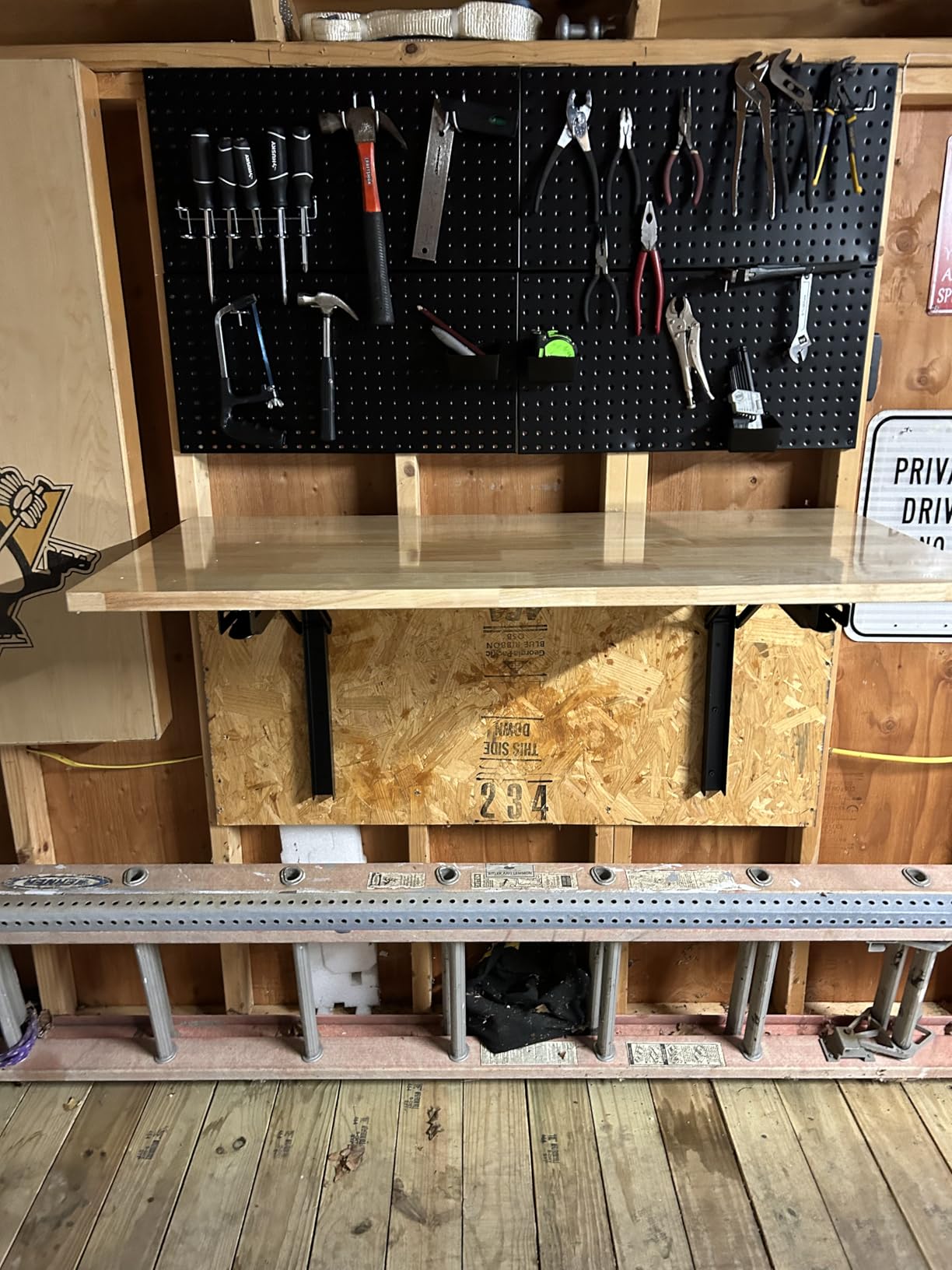 Ultrawall 4 Pcs Metal Pegboard Wall Panels, Peg Boards for Garage Tool Storage customer photo 2