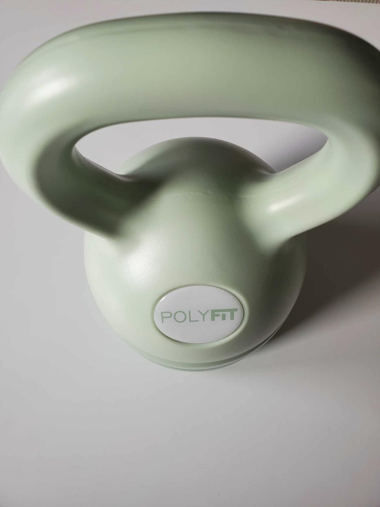 Polyfit Adjustable Kettlebell | 5 lb - 12 lb | Kettlebells Weights Set for Home Gym | Kettle Bell Sets for Women at Home | 3-in-1 adjustable design, 5/8/12 lb settings, non-slip PE coating, compact home gym storage, workout guide included customer photo 2
