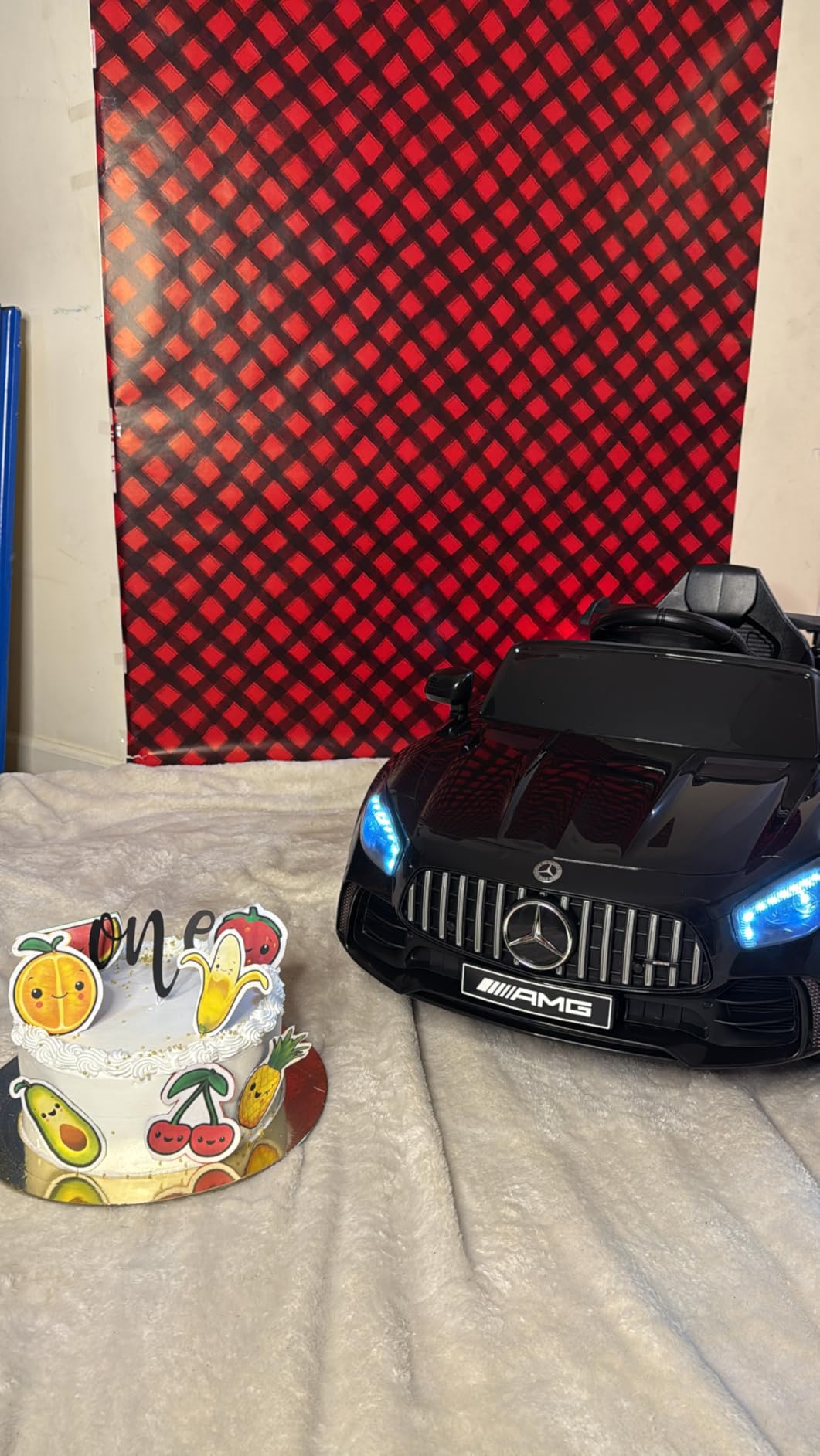 Winado 12V Licensed Mercedes Benz AMG GTR Kids Ride on Electric Car, Black | Electric Vehicle w/Parent Remote, Bluetooth, Wider Seat, LED Lights, Openable Doors, Smooth Start, 3 Speeds customer photo 2