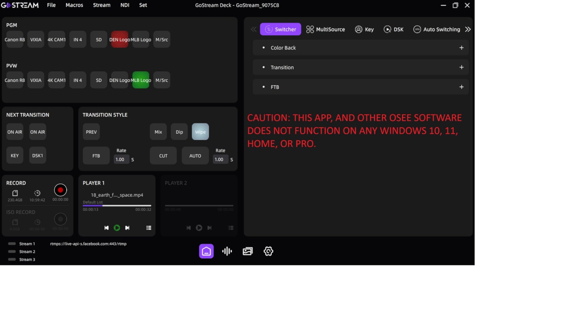 osee GoStream Deck HDMI Pro Live Streaming Multi Camera Video Mixer Switcher customer photo 1