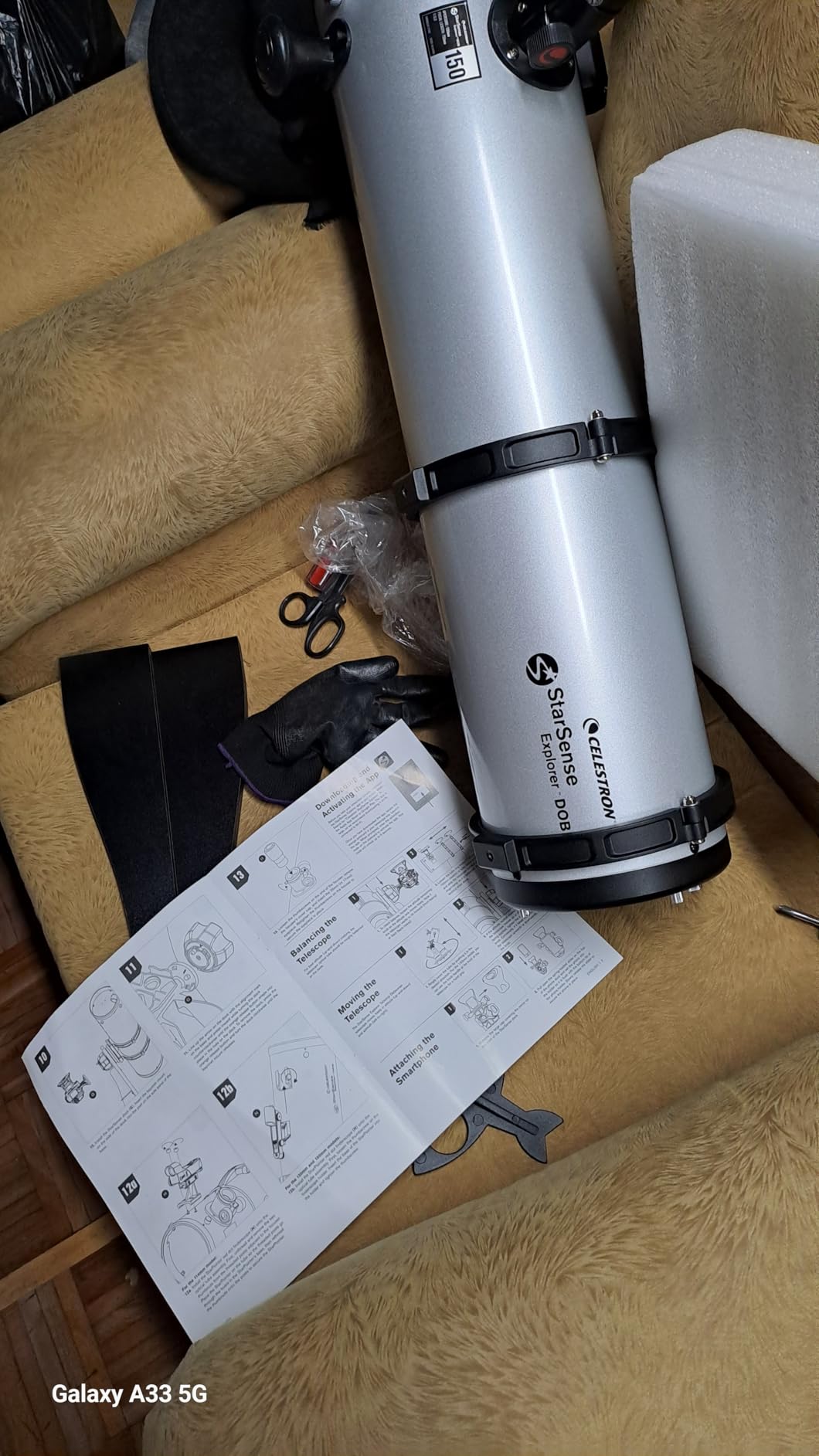 Celestron StarSense Explorer 114mm App-Enabled Tabletop Dobsonian Telescope | Smartphone-Guided Navigation, Manual Tabletop Telescope, Great for Camping & Travel, Great for All Ages, Compact & Portable customer photo 2