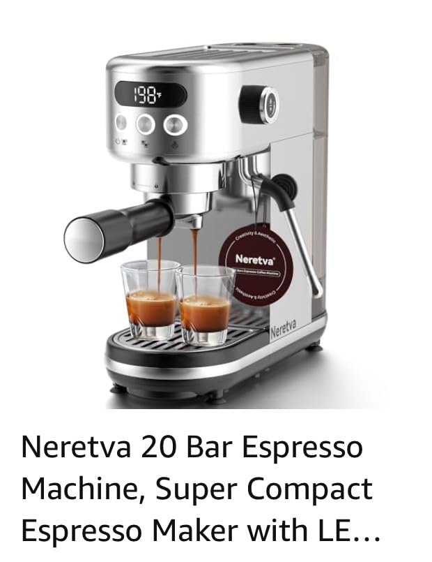 Neretva 20 Bar Espresso Machine Super Compact Espresso Coffee Machine customer photo 1