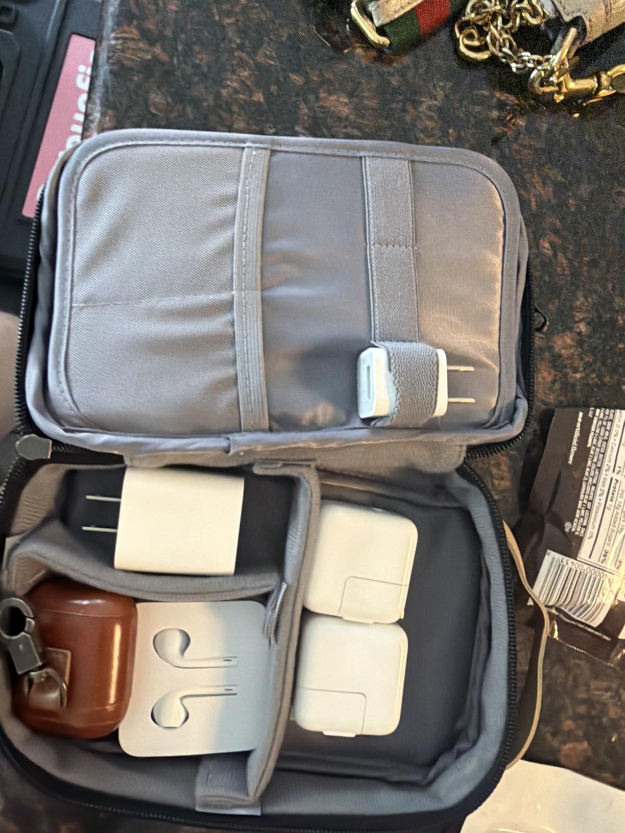 Travelkin Cord Organizer Travel, Cable Organizer For Electronic Accessories | Expandable electronics bag, tech organizer travel case, charger organizer travel case for Card,Usbs, travel essentials customer photo 1