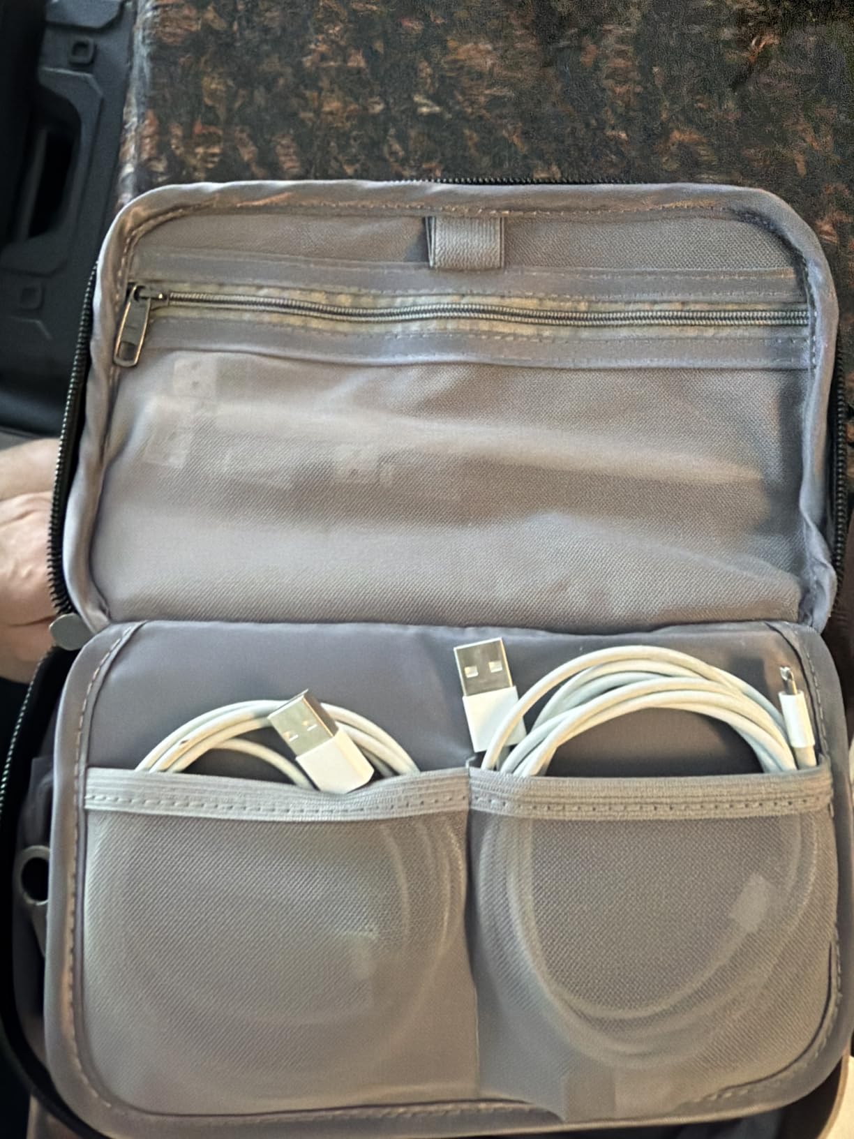 Travelkin Cord Organizer Travel, Cable Organizer For Electronic Accessories | Expandable electronics bag, tech organizer travel case, charger organizer travel case for Card,Usbs, travel essentials customer photo 2